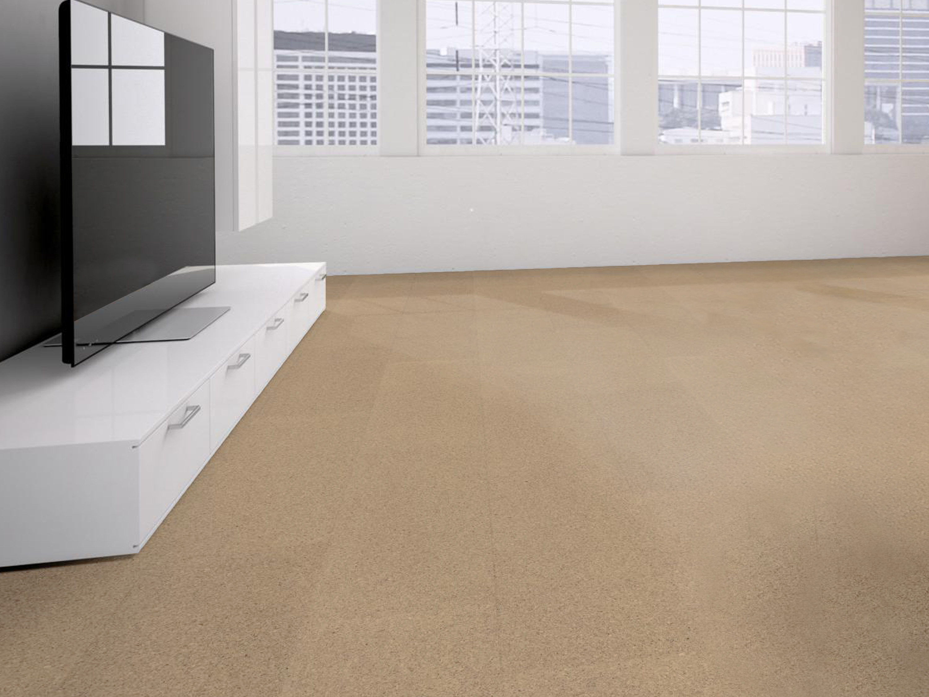 TRECOR® Klick Korkboden PORTO - 10 mm Stark - Farbe: Elfenbein TRECOR® Klick Korkboden PORTO - 10 mm Stark - Farbe: Elfenbein