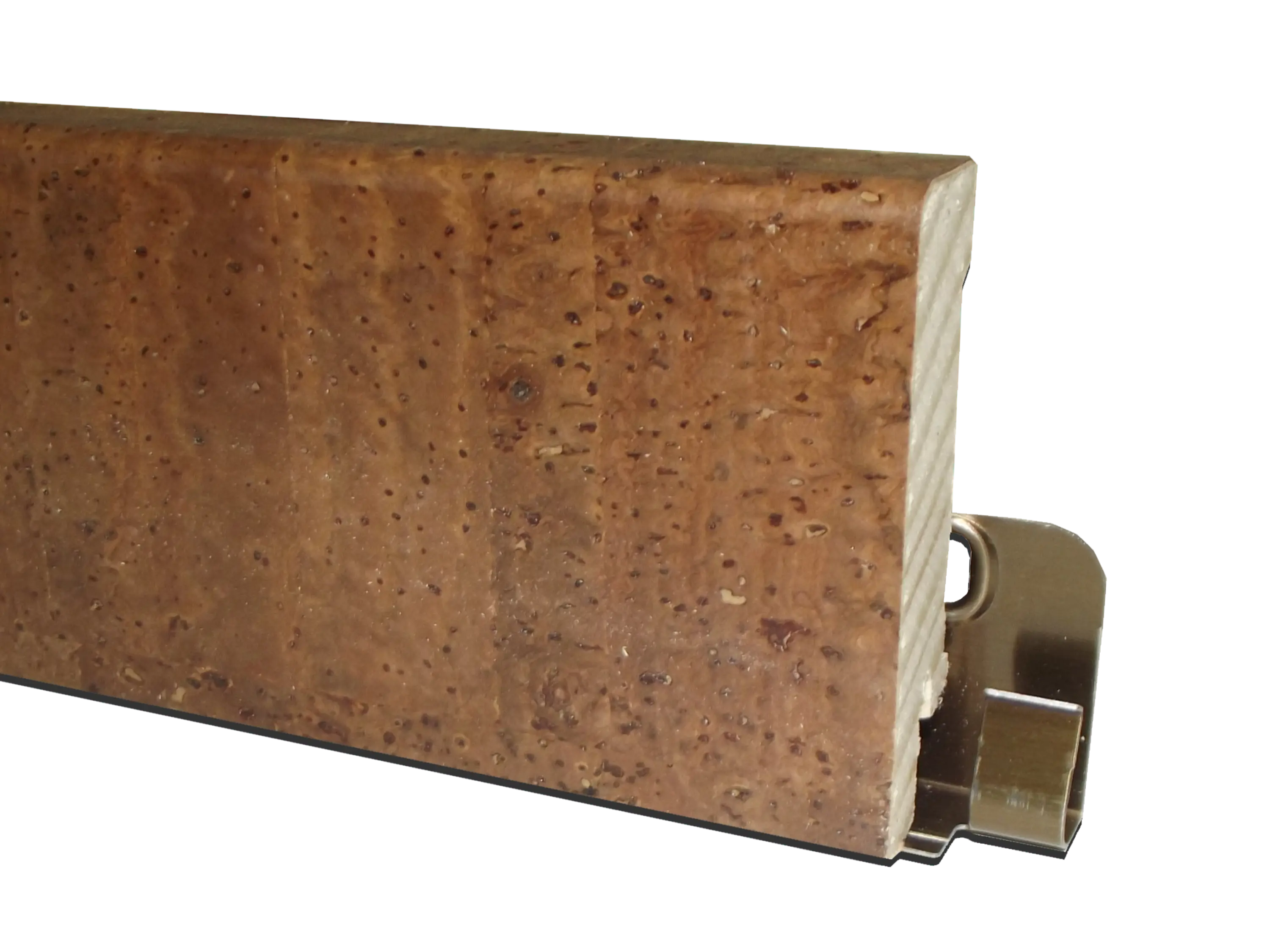 Korksockelleiste Merida - 24 Farben - Höhe: 60 mm Tiefe: 16 mm Länge: 240 cm Korksockelleiste Merida - 24 Farben - Höhe: 60 mm Tiefe: 16 mm Länge: 240 cm