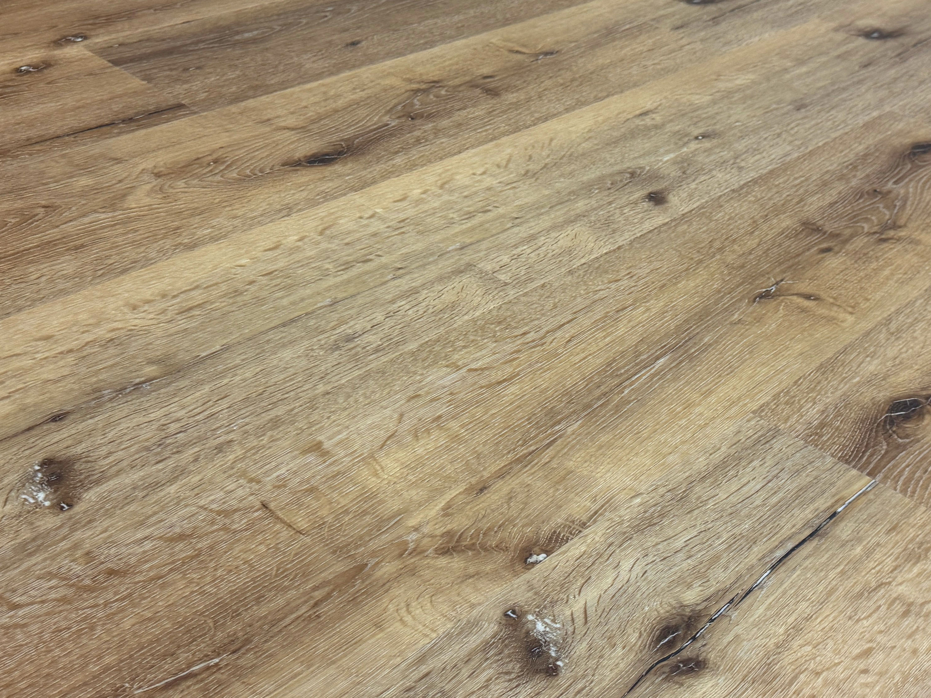TRECOR® Dryback Klebe Vinyl Eiche Rustique Hell Landhausdiele - 2 mm Stark TRECOR® Dryback Klebe Vinyl Eiche Rustique Hell Landhausdiele - 2 mm Stark