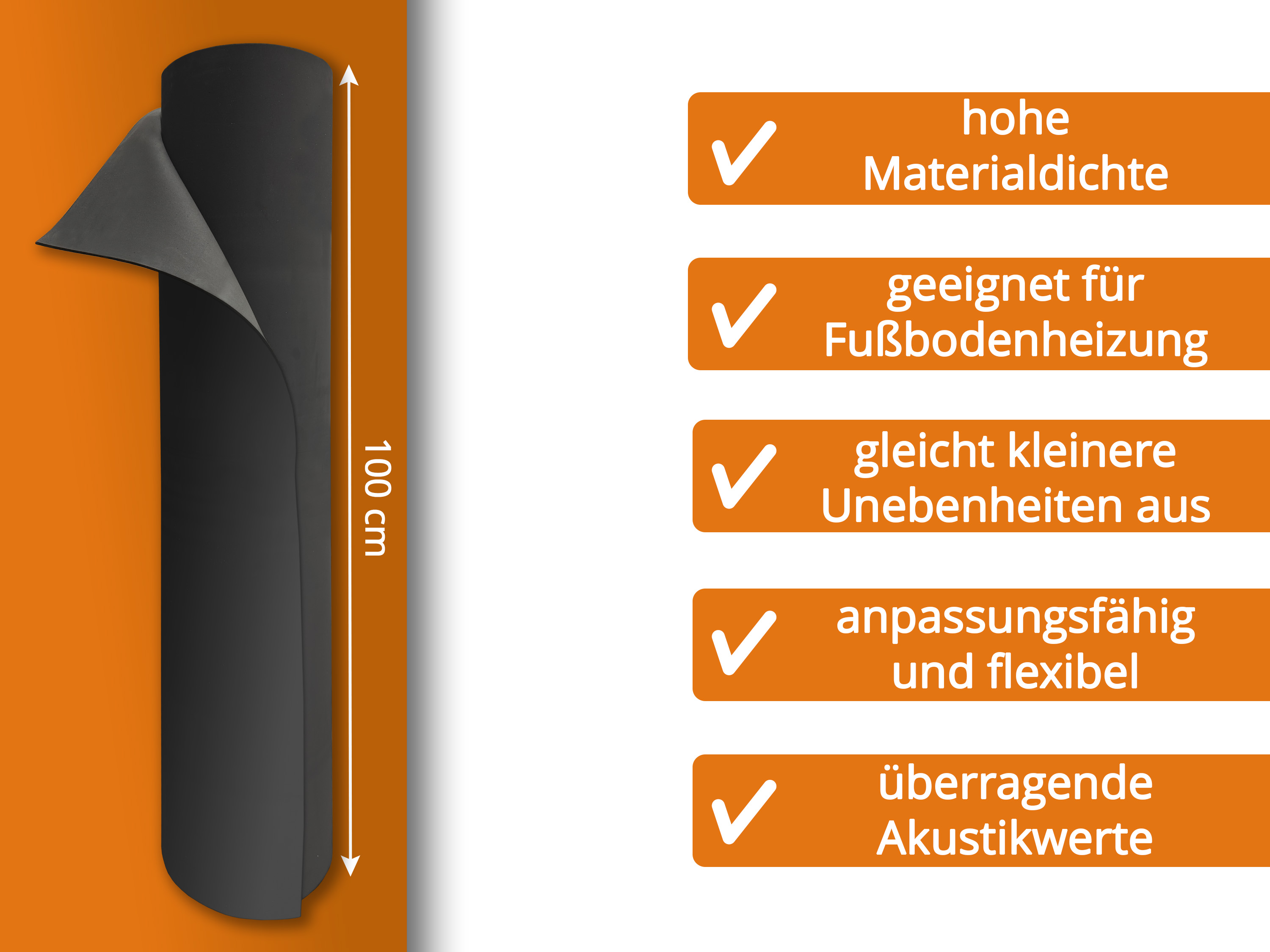 uficell® Multisound Akustik Trittschalldämmung für Laminat- und Parkettböden aus EVA-Schaum uficell® Multisound Akustik Trittschalldämmung für Laminat- und Parkettböden aus EVA-Schaum