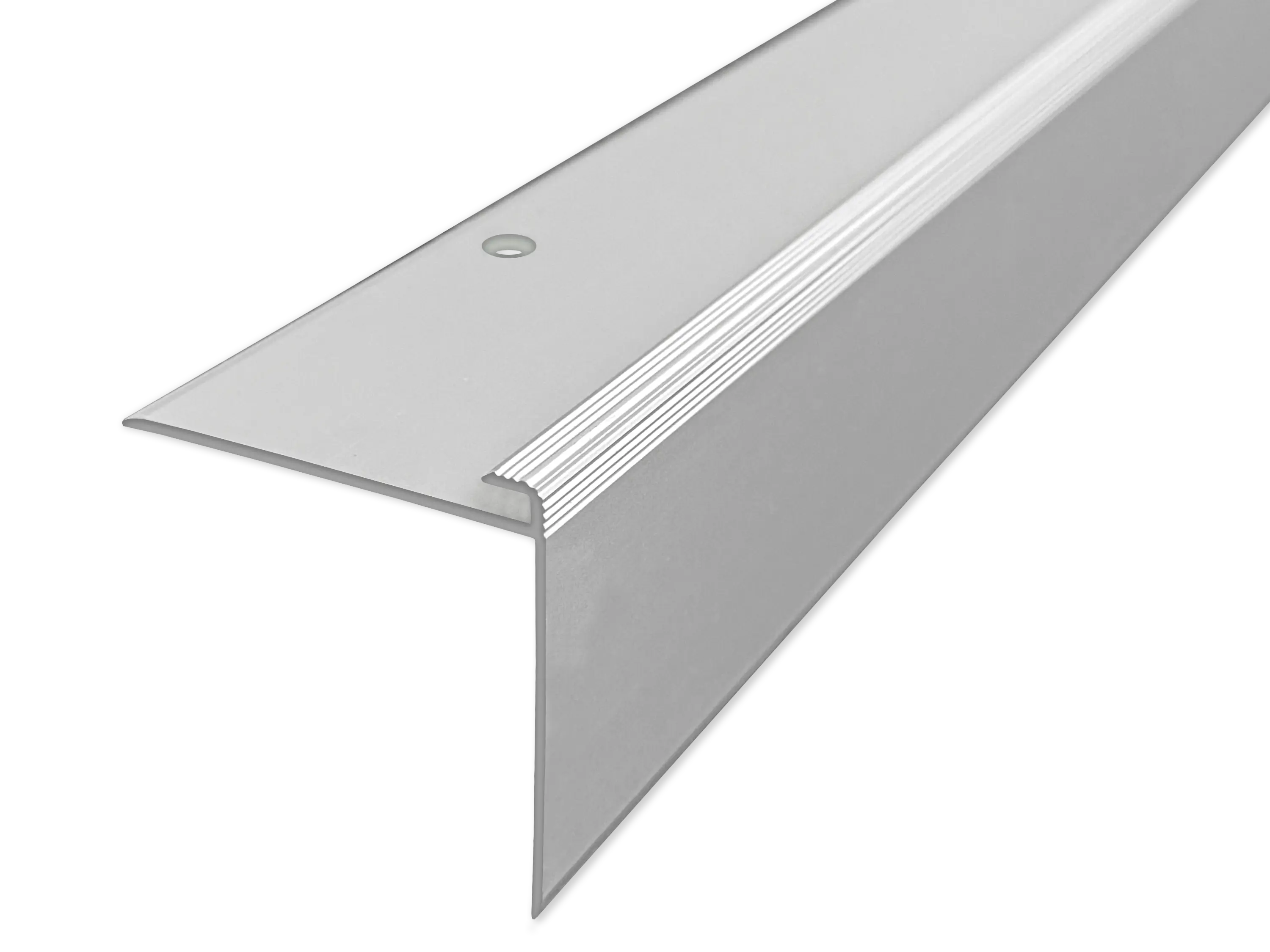 ufitec® Einschubprofil für Belagshöhen bis 3 mm mit 44 mm Nase Treppen-/Stufen Abschlussprofil