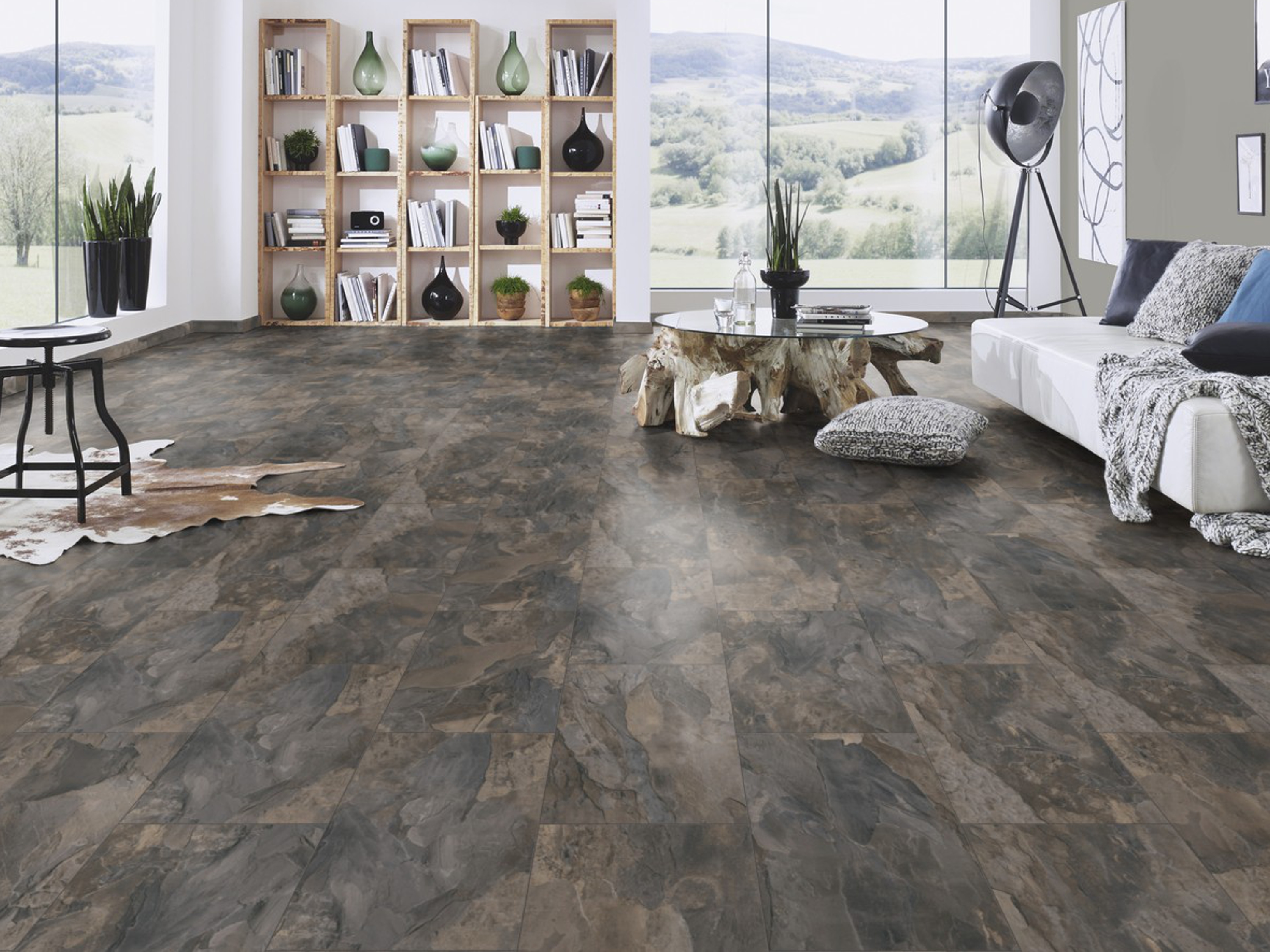 Laminatboden KronoOriginal® Atlantic 8 - Pewter Slate K388 - 8 mm - MO.RE! Moisture resistant Laminatboden KronoOriginal® Atlantic 8 - Pewter Slate K388 - 8 mm - MO.RE! Moisture resistant