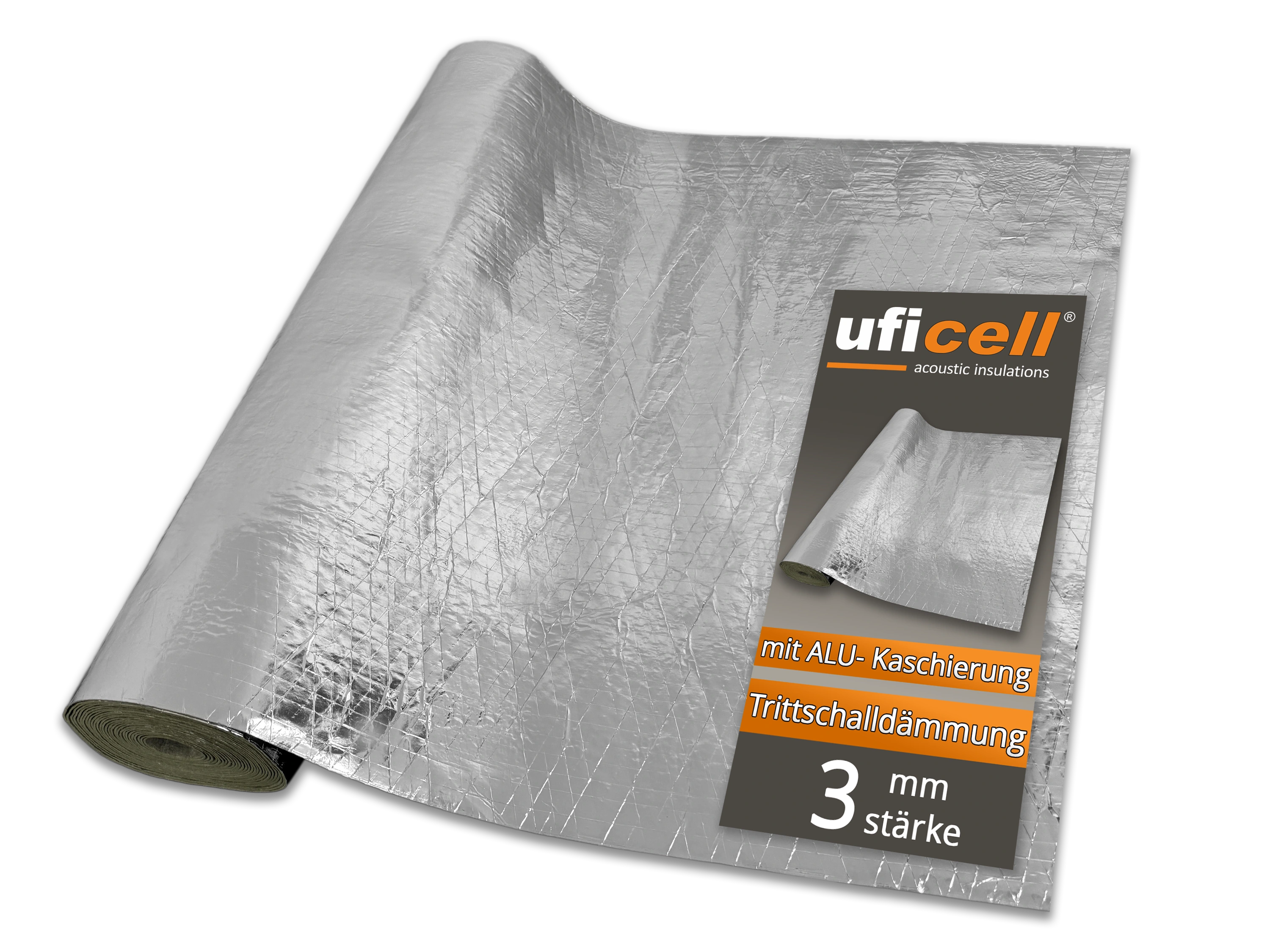 uficell® topsonic Akustik Trittschalldämmung aus Naturkautschuk für beste Raumakustik