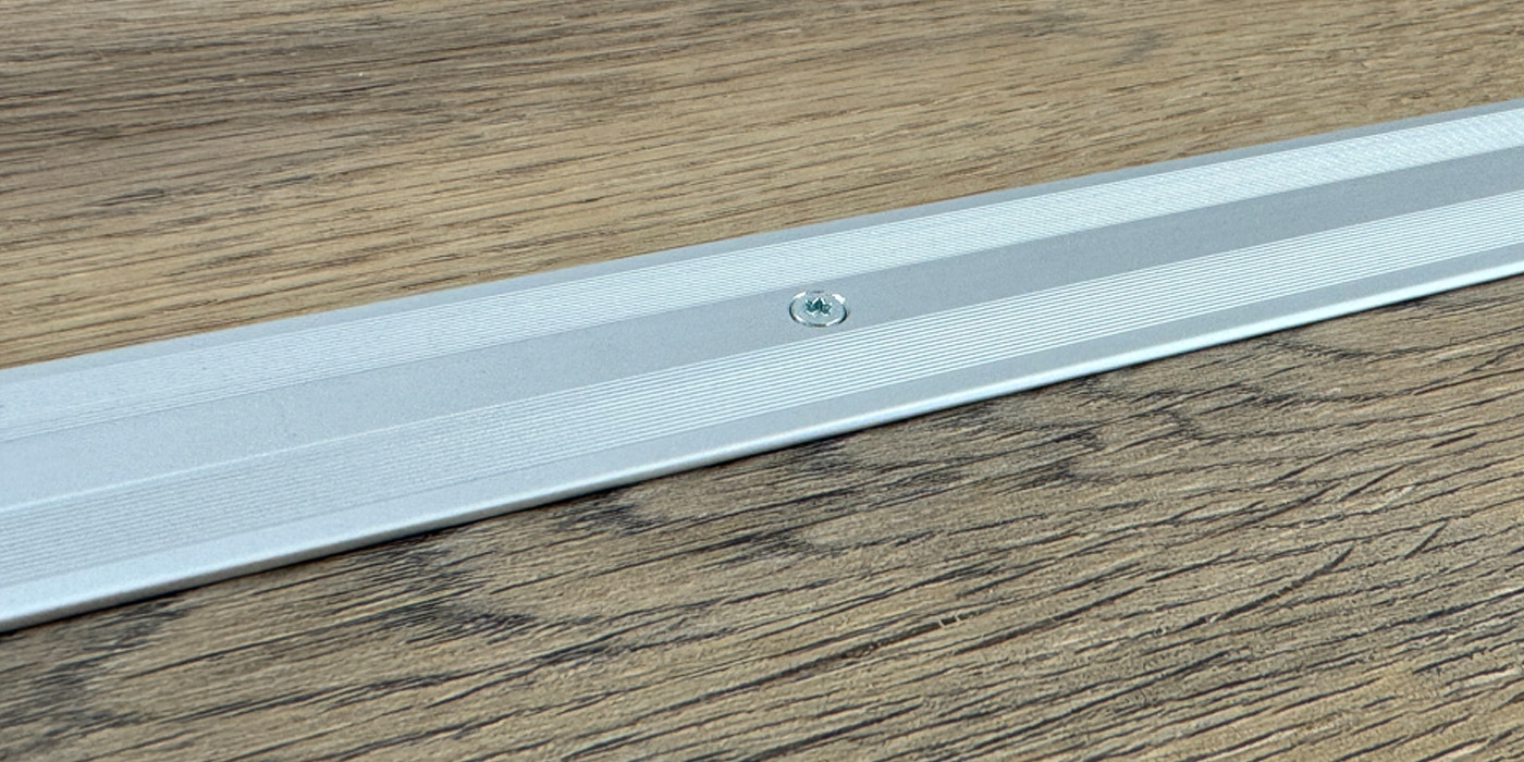 Alu Profile für die professionelle Verlegung von Vinyl- / LVT- Designböden mit Belagsstärken von 5-9 mm