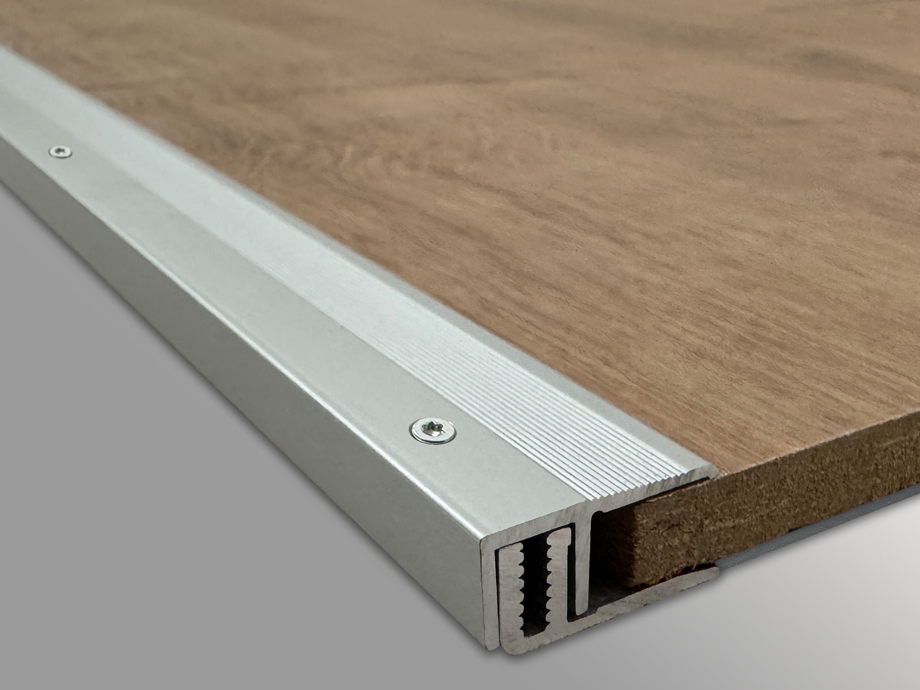 Abschlussprofil ufitec® TPL-PROFI Laminat- und Parkettprofil für Belagshöhen von 7-16 mm Abschlussprofil ufitec® TPL-PROFI Laminat- und Parkettprofil für Belagshöhen von 7-16 mm