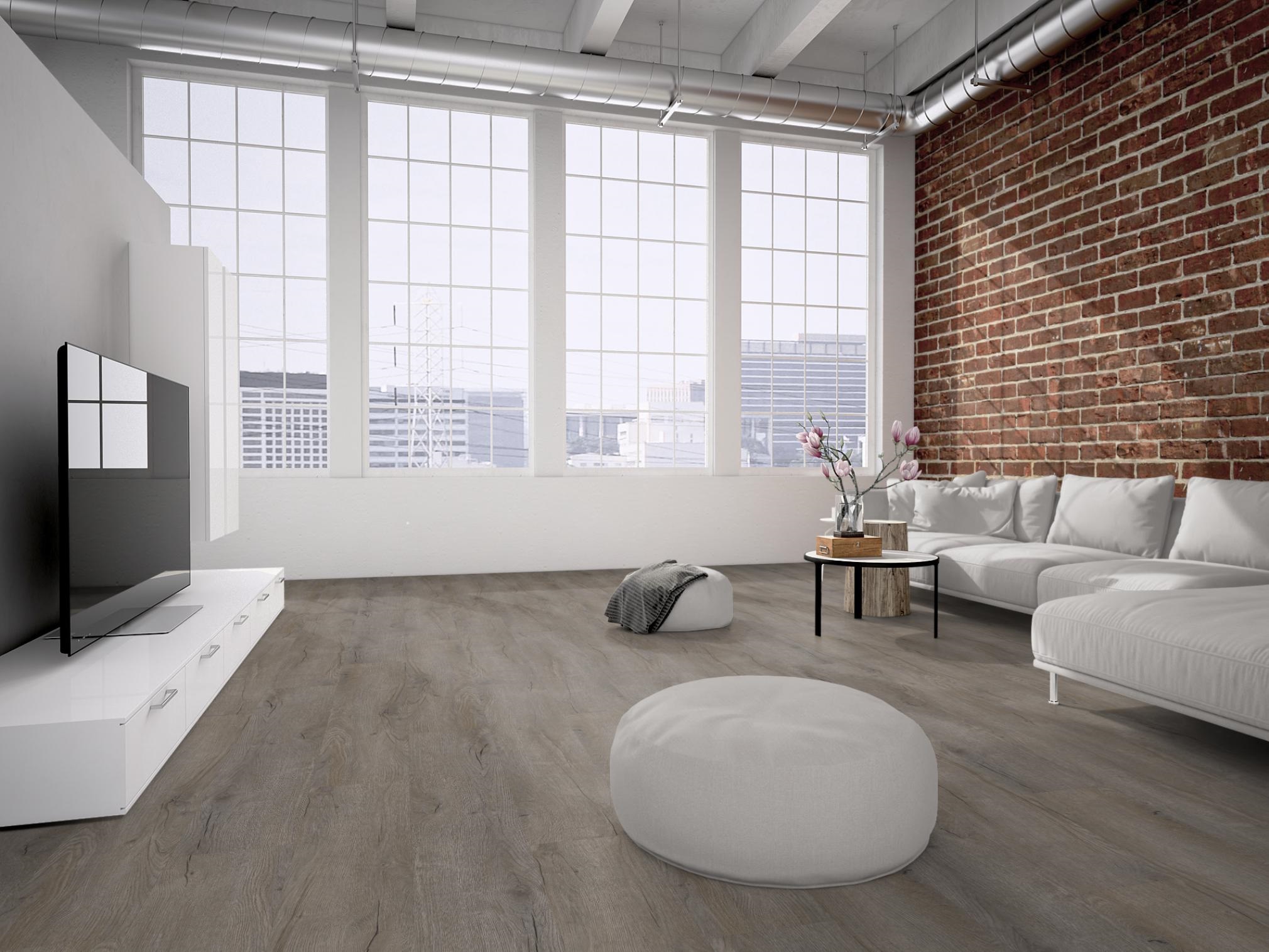 TRECOR® LVT Dryback Klebe Vinylboden Prestige Eiche Grau Landhausdiele - 2,5 mm starker Designboden TRECOR® LVT Dryback Klebe Vinylboden Prestige Eiche Grau Landhausdiele - 2,5 mm starker Designboden