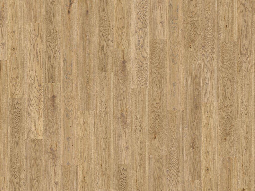 Kork- Designboden Wood Basic - Essential Oak, digitalbedrucktes Korkfurnier