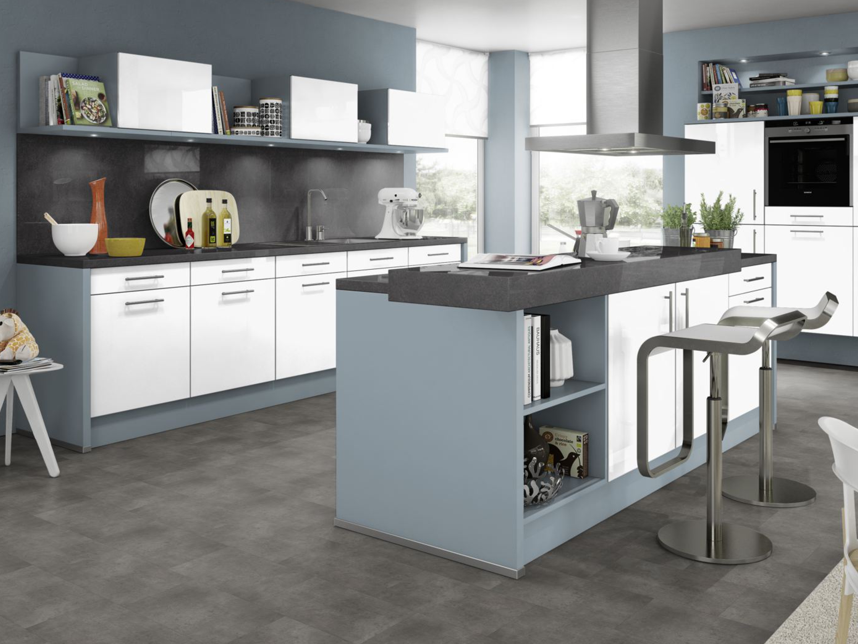TRECOR® SPC/ RIGID Klick Vinylboden Fliesendekor - Stone Dark mit V- Fuge 4.2 mm TRECOR® SPC/ RIGID Klick Vinylboden Fliesendekor - Stone Dark mit V- Fuge 4.2 mm