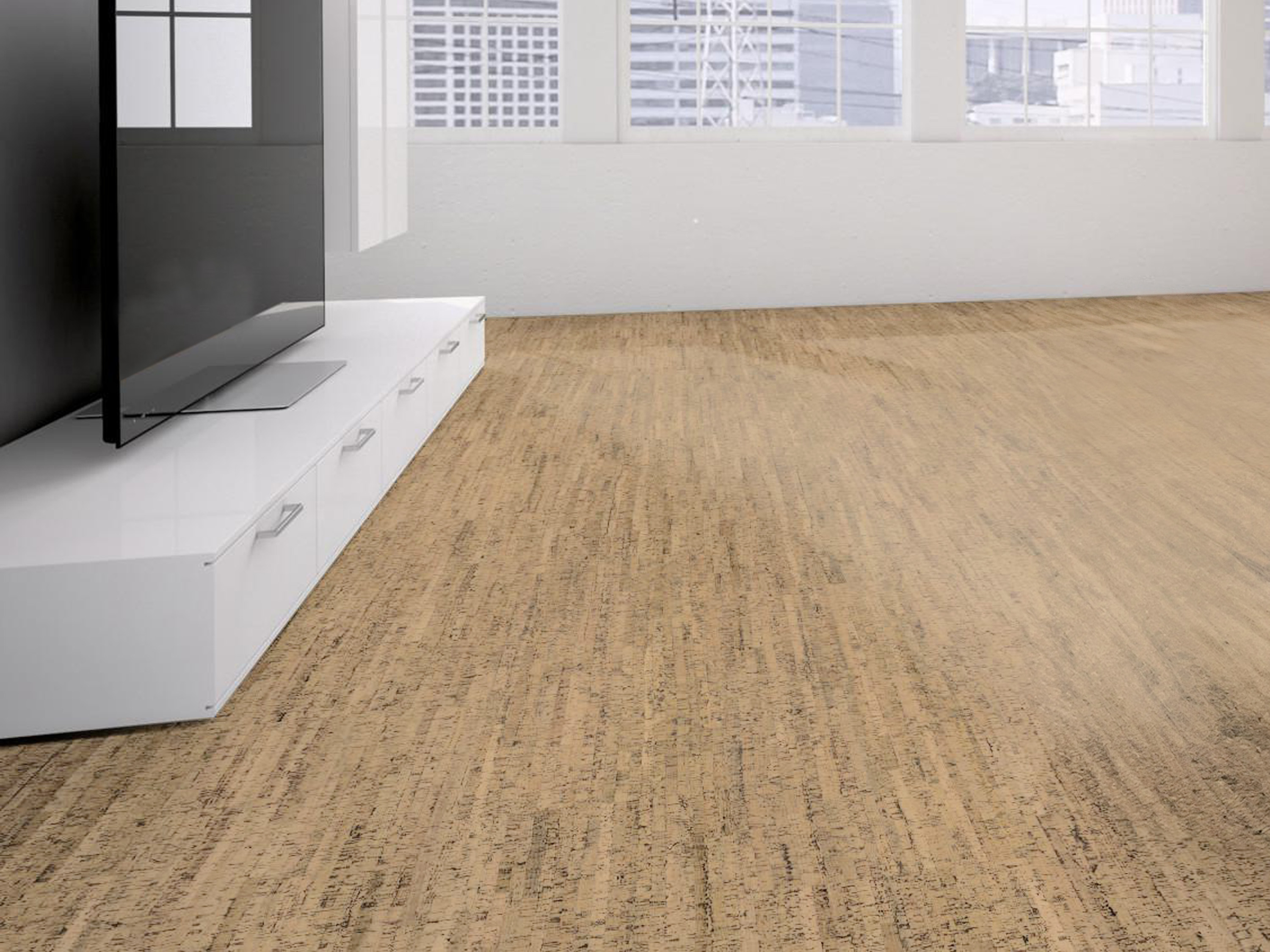 TRECOR® Klick Korkboden Mazara - 10 mm Stark - Farbe: Elfenbein TRECOR® Klick Korkboden Mazara - 10 mm Stark - Farbe: Elfenbein