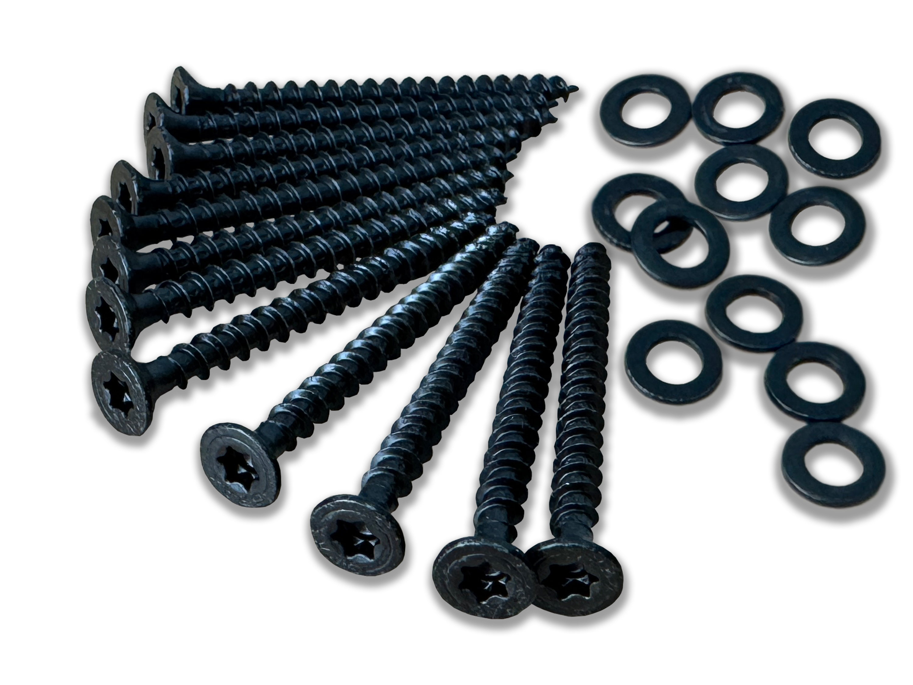 Universalschrauben Set in Schwarz für Akustikpaneele, Format: 4x35mm