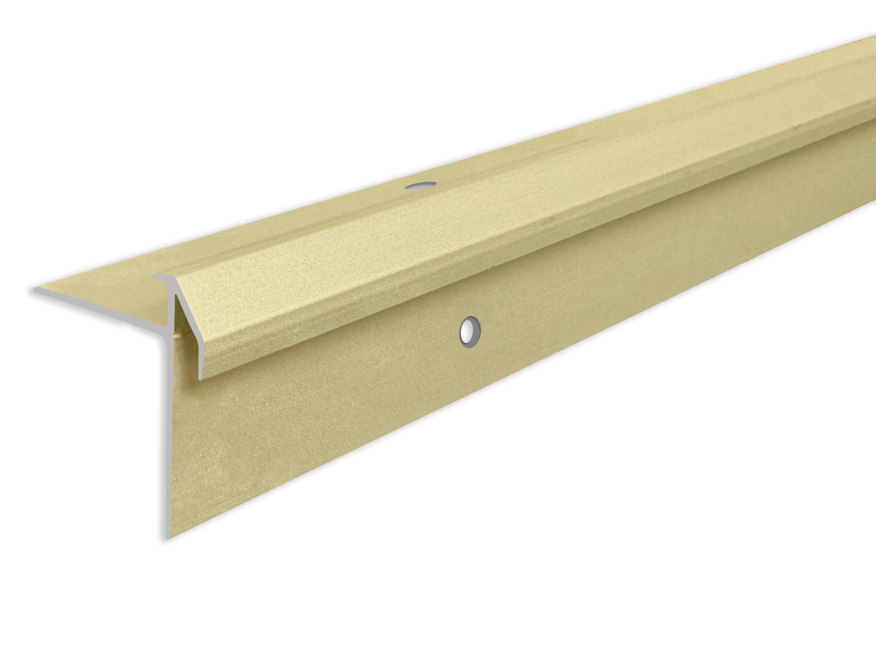 ufitec® Treppenkantenprofil beidseitig für Vinylböden für Belagshöhen von 3 mm - Alu eloxiert ufitec® Treppenkantenprofil beidseitig für Vinylböden für Belagshöhen von 3 mm - Alu eloxiert