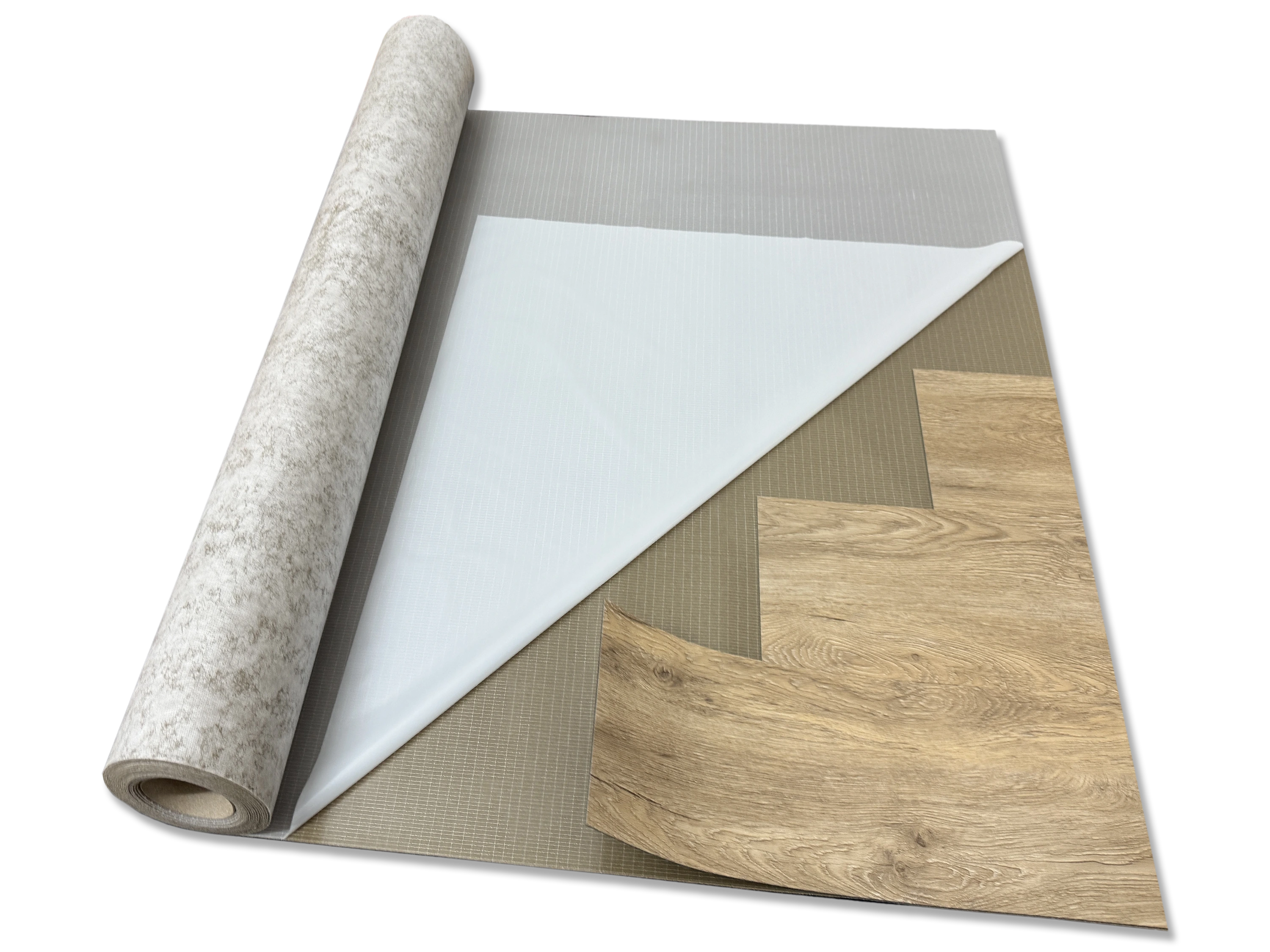 uficell® VINOSTICK® silent premium - selbstklebende Akustikmatte für Dryback Klebevinylböden