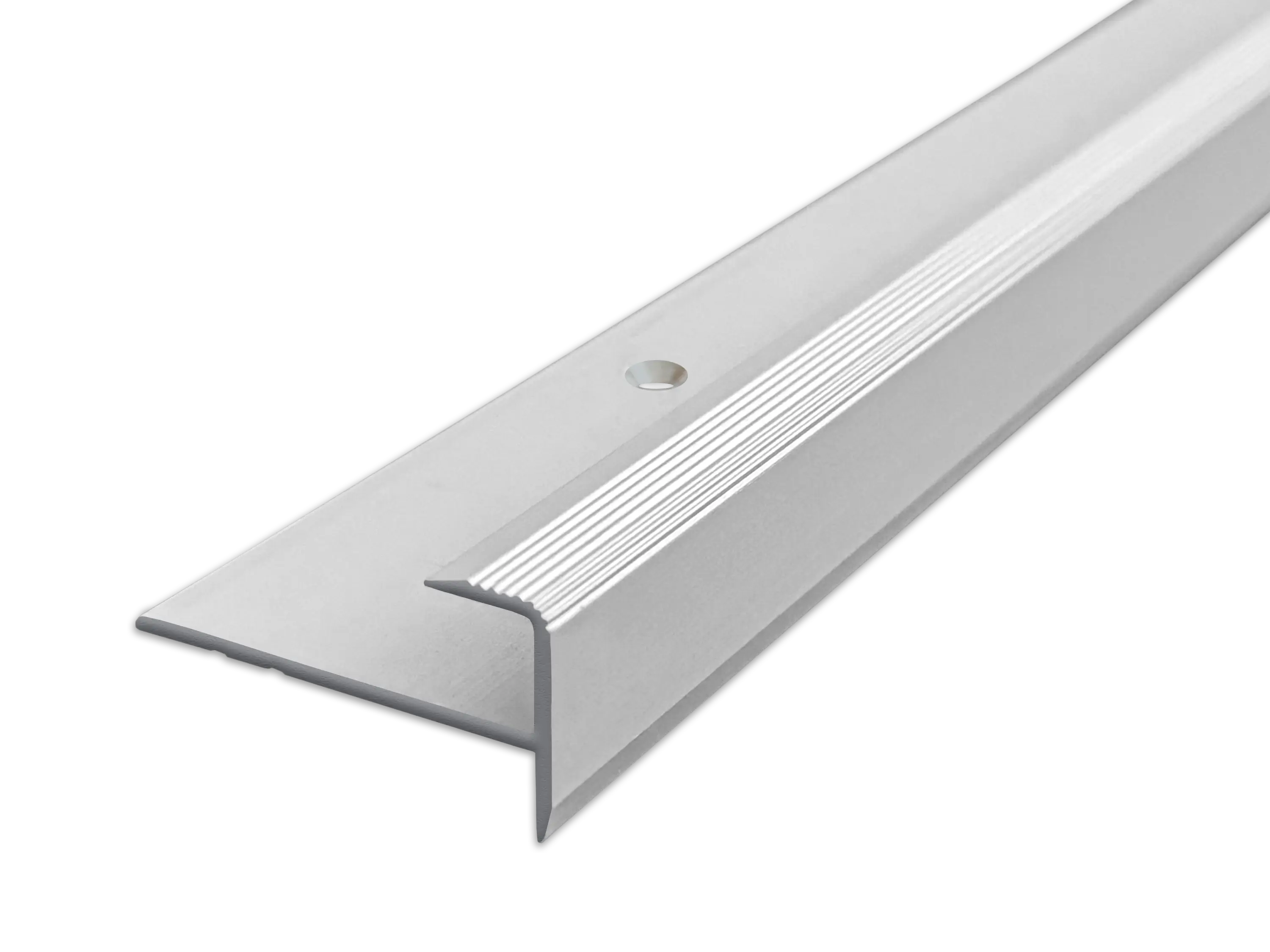 ufitec® Einschubprofil für Belagshöhen bis 8,5 mm | 7 mm Nase Treppen-/Stufen Abschlussprofil