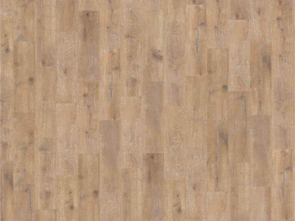 Kork- Designboden Wood Basic - Farnia Oak Savannah, digitalbedrucktes Korkfurnier