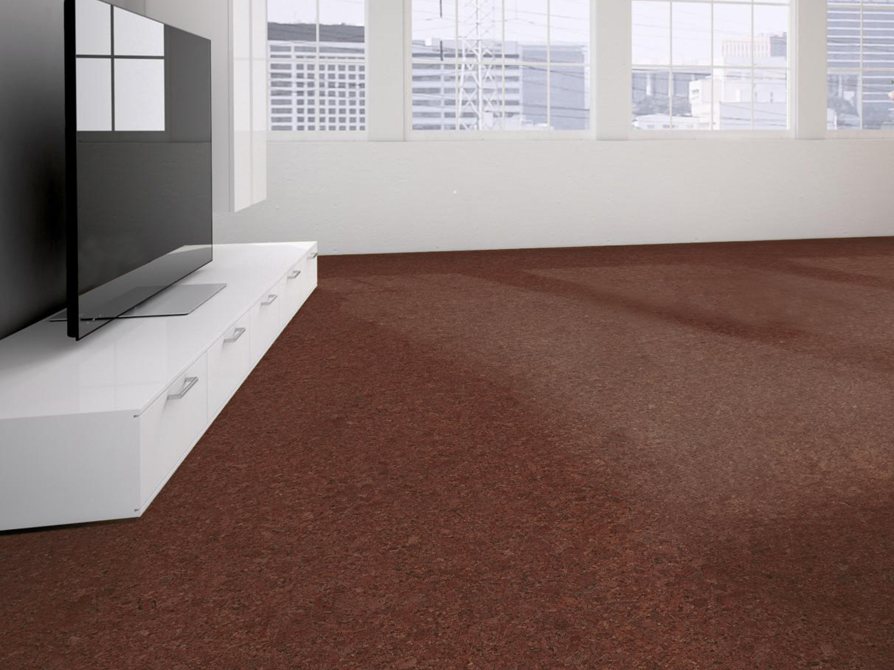 TRECOR® Klick Korkboden FORTI - 10 mm Stark - Farbe: Mahagonibraun TRECOR® Klick Korkboden FORTI - 10 mm Stark - Farbe: Mahagonibraun