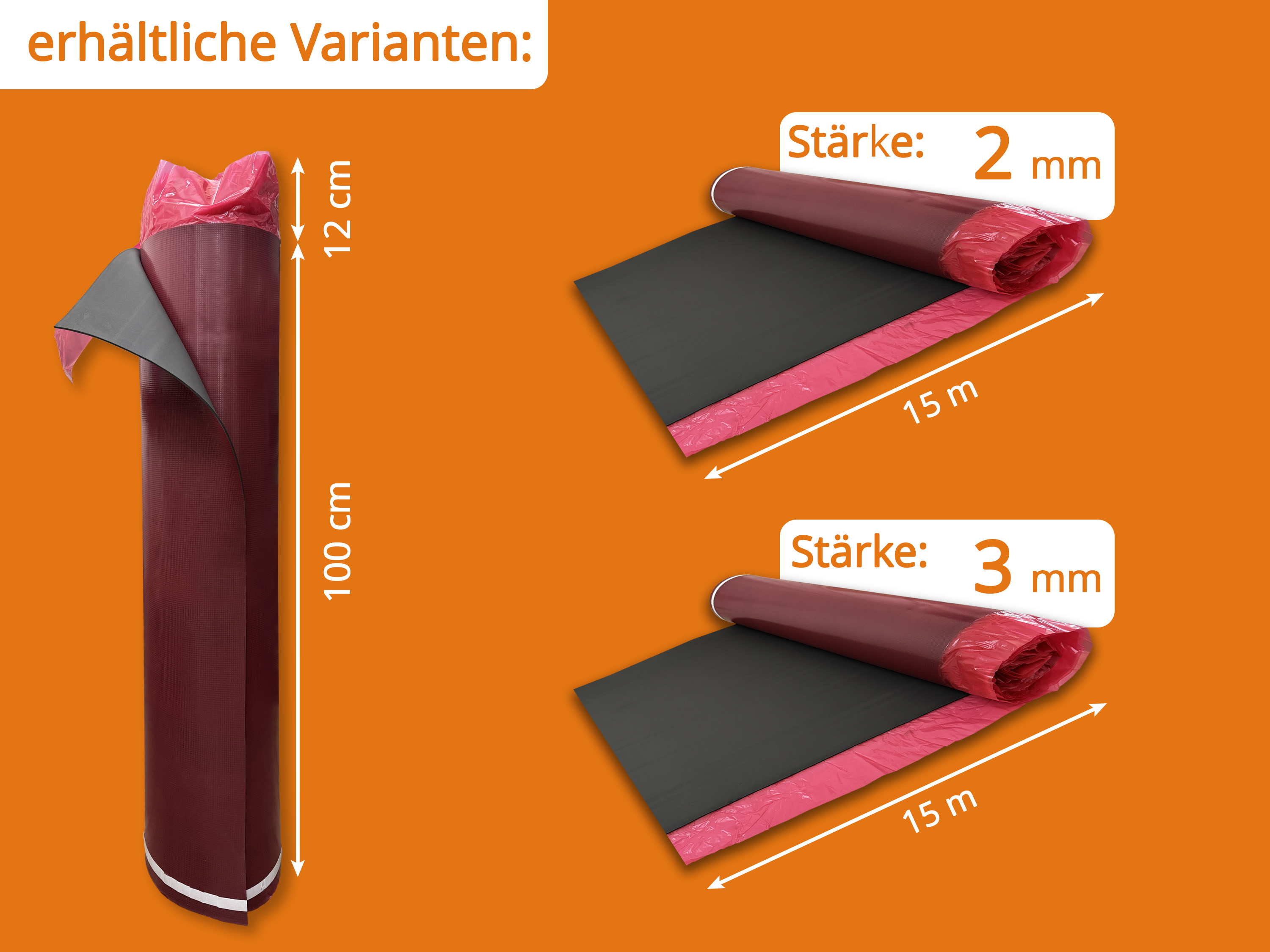 uficell® Multisound Aquastopp Akustik Trittschalldämmung mit Dampfbremse 80 mµ uficell® Multisound Aquastopp Akustik Trittschalldämmung mit Dampfbremse 80 mµ