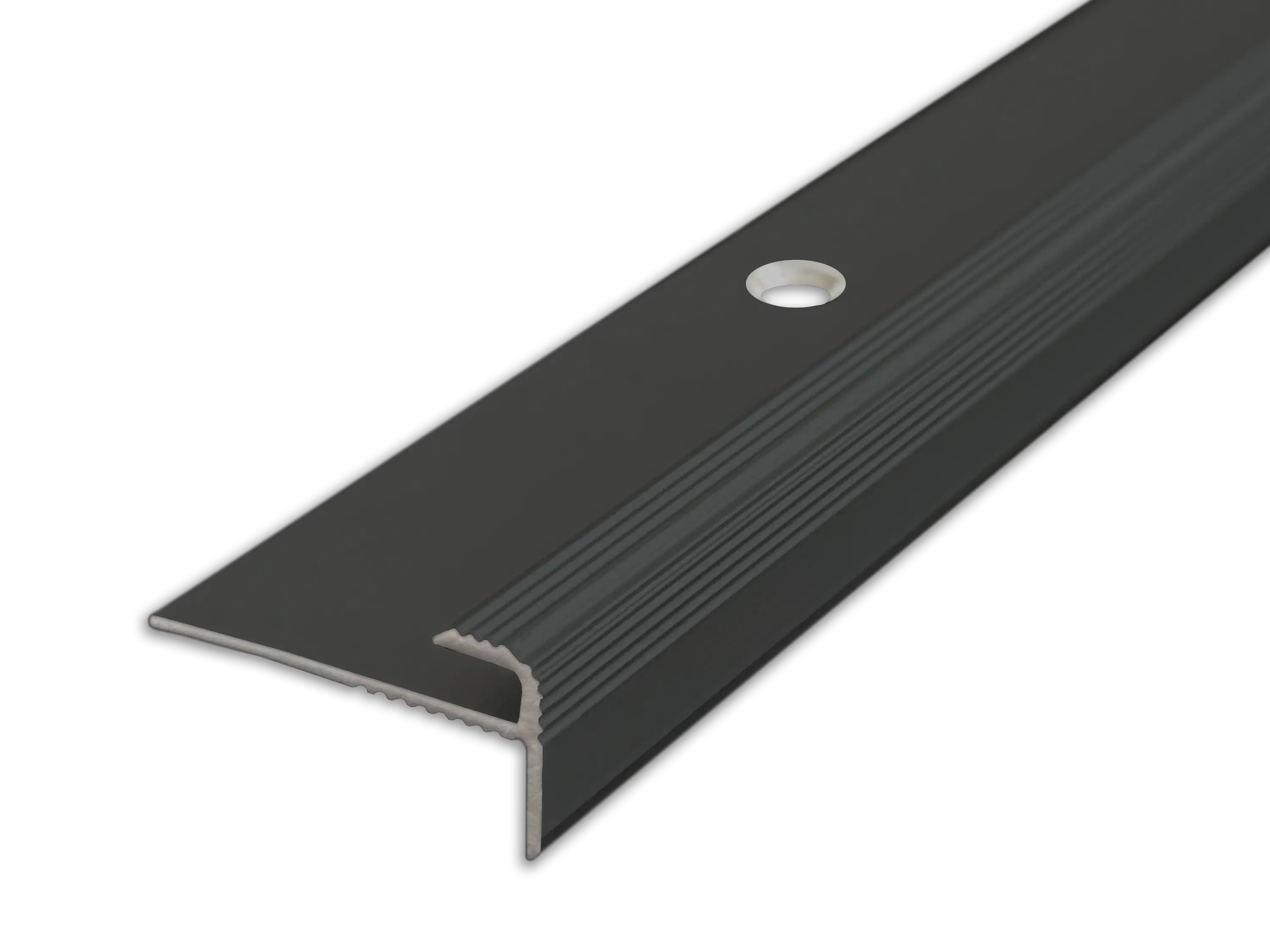 ufitec® Einschubprofil für Belagshöhen bis 3 mm mit 7 mm Nase Treppen-/Stufen Abschlussprofil ufitec® Einschubprofil für Belagshöhen bis 3 mm mit 7 mm Nase Treppen-/Stufen Abschlussprofil