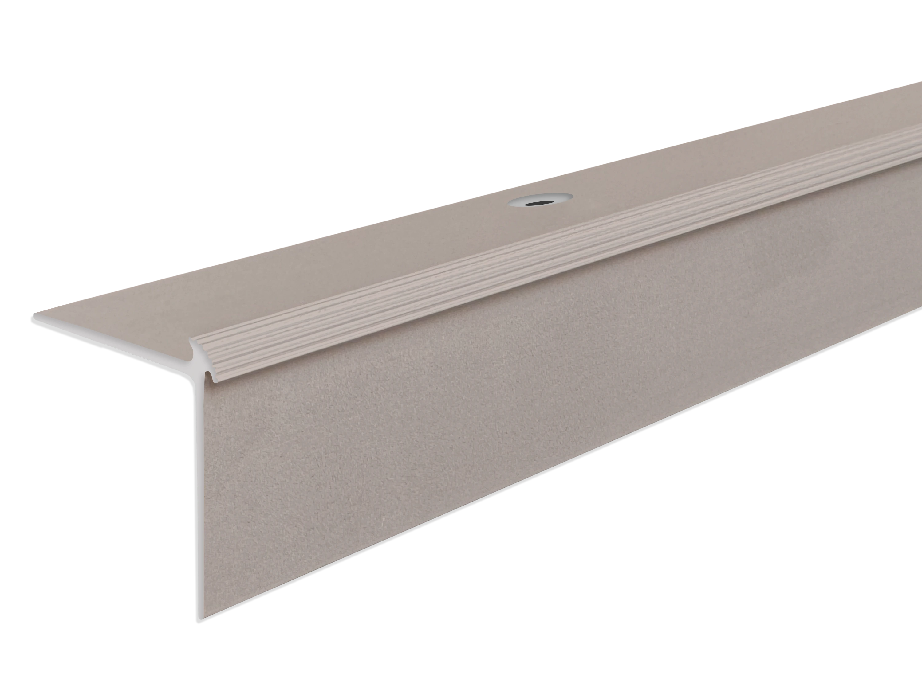 ufitec® Treppenkantenprofil beidseitig für Vinylböden für Belagshöhen von 2 mm - Alu eloxiert ufitec® Treppenkantenprofil beidseitig für Vinylböden für Belagshöhen von 2 mm - Alu eloxiert