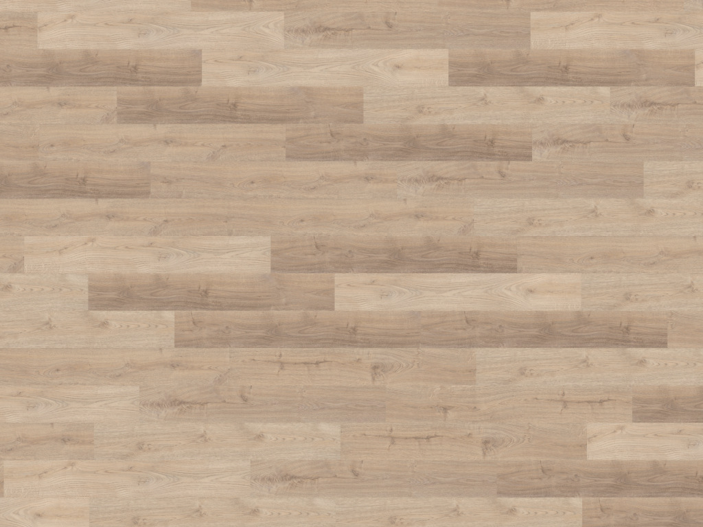 Kork- Designboden Wood Basic - Oak Light Nature, digitalbedrucktes Korkfurnier