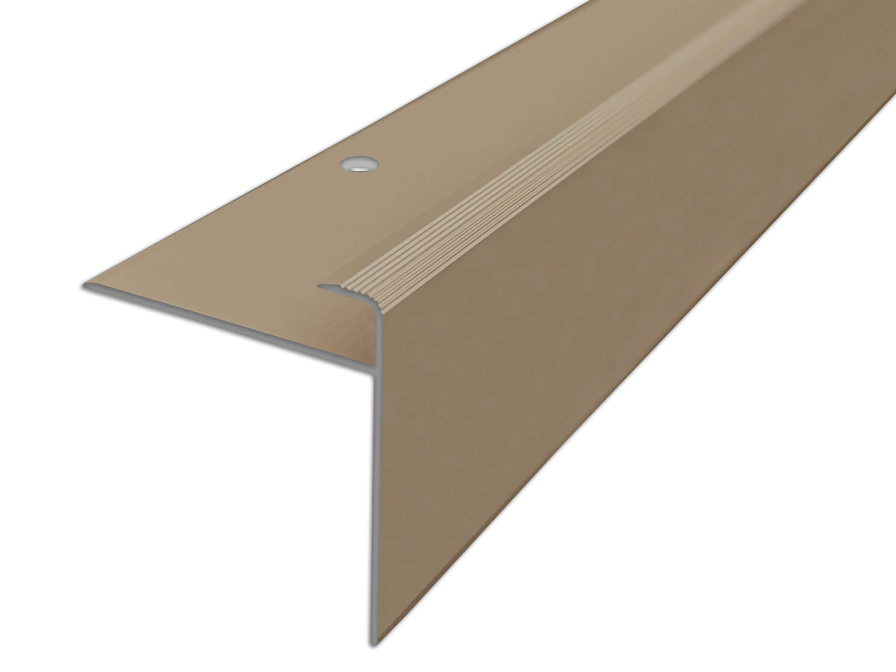 ufitec® Einschubprofil für Belagshöhe bis 8,5 mm | 44 mm Nase Treppen-/Stufen Abschlussprofil ufitec® Einschubprofil für Belagshöhe bis 8,5 mm | 44 mm Nase Treppen-/Stufen Abschlussprofil