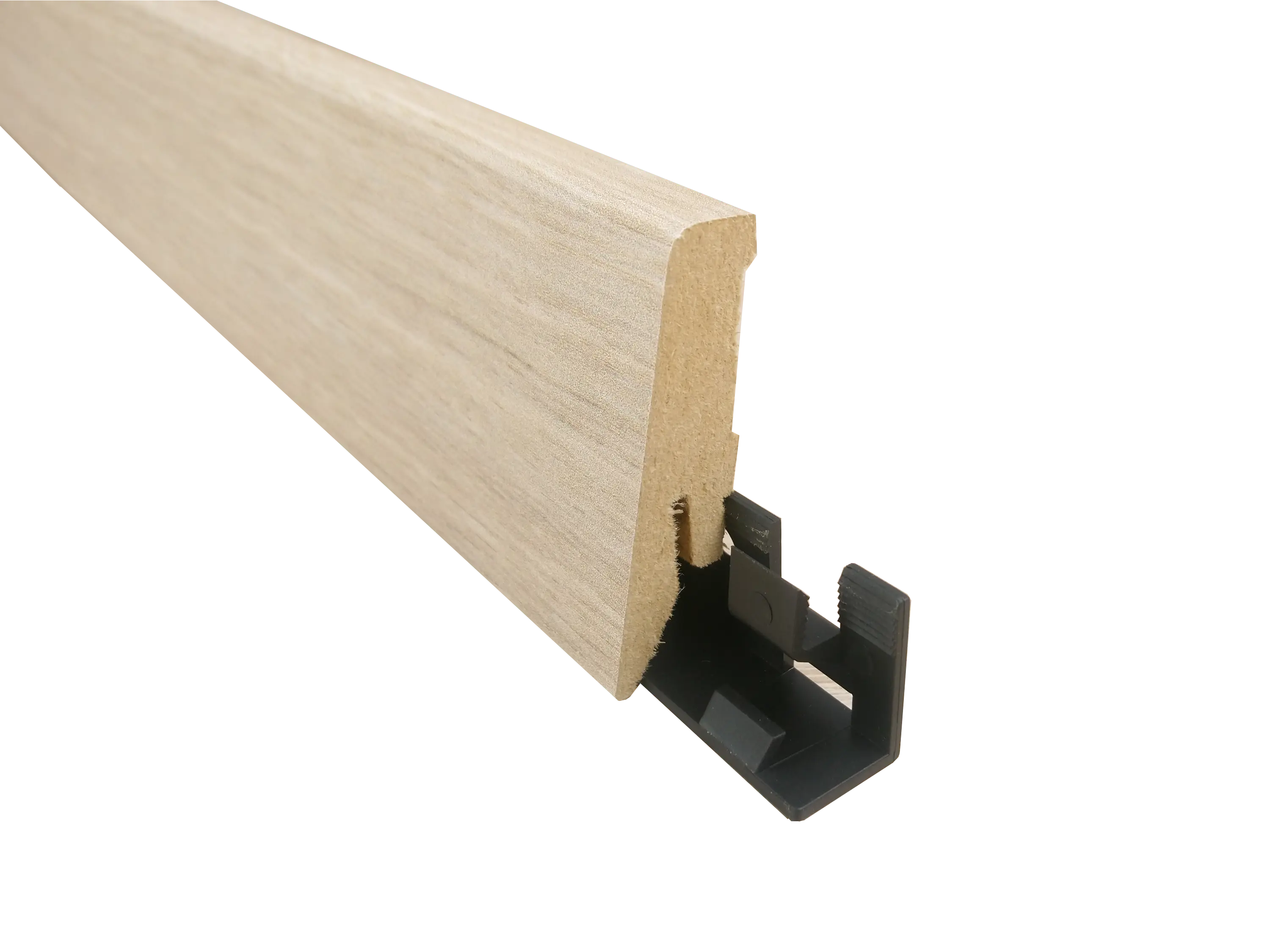 Laminatboden Sockelleiste Hayloft Oak K337 MDF Fußleiste gerade Form, 58 x 19 x 2600 mm Laminatboden Sockelleiste Hayloft Oak K337 MDF Fußleiste gerade Form, 58 x 19 x 2600 mm
