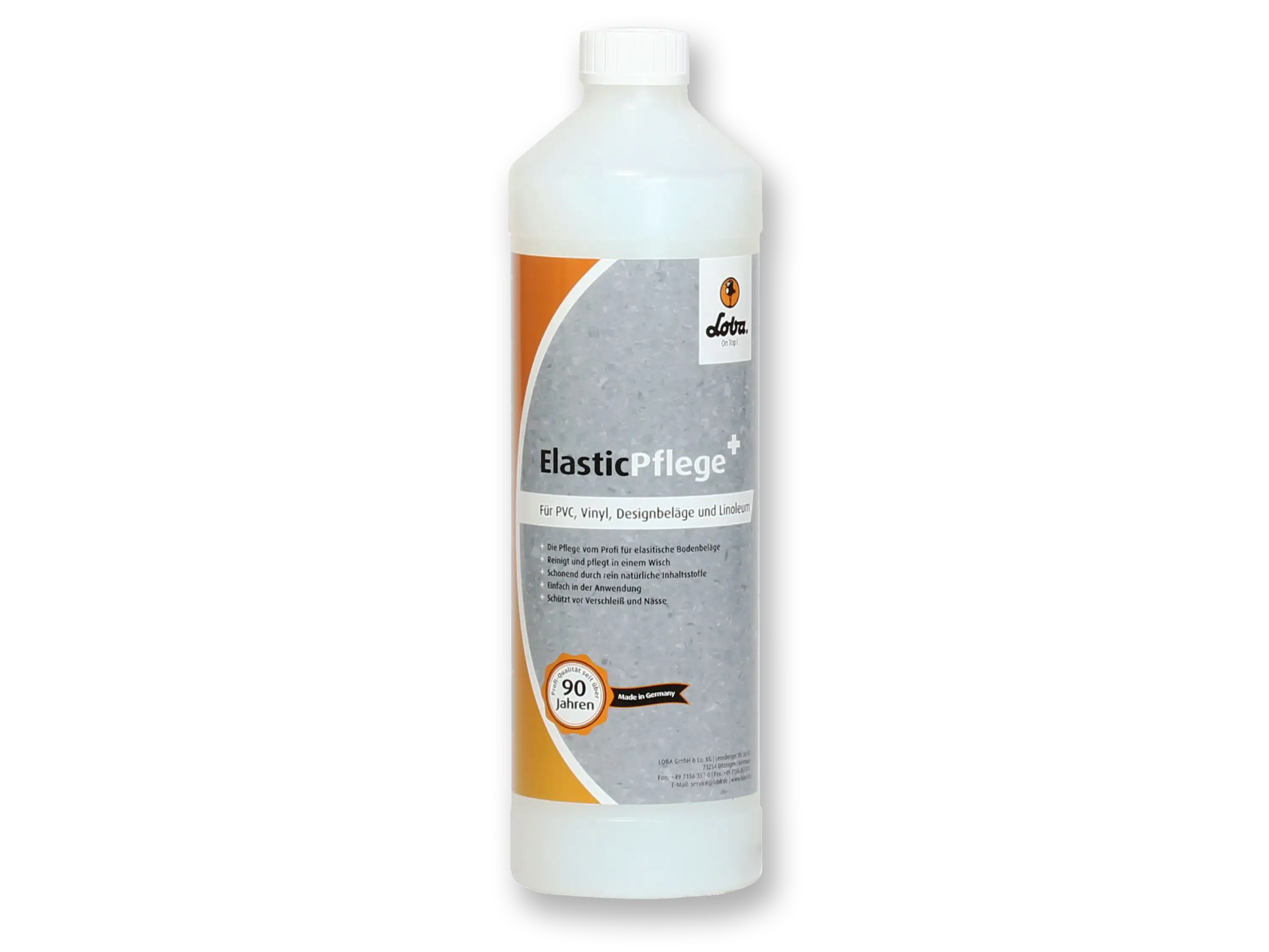 LOBACARE® ElasticPflege+ für Vinyl- und Designböden 1 Liter LOBACARE® ElasticPflege+ für Vinyl- und Designböden 1 Liter