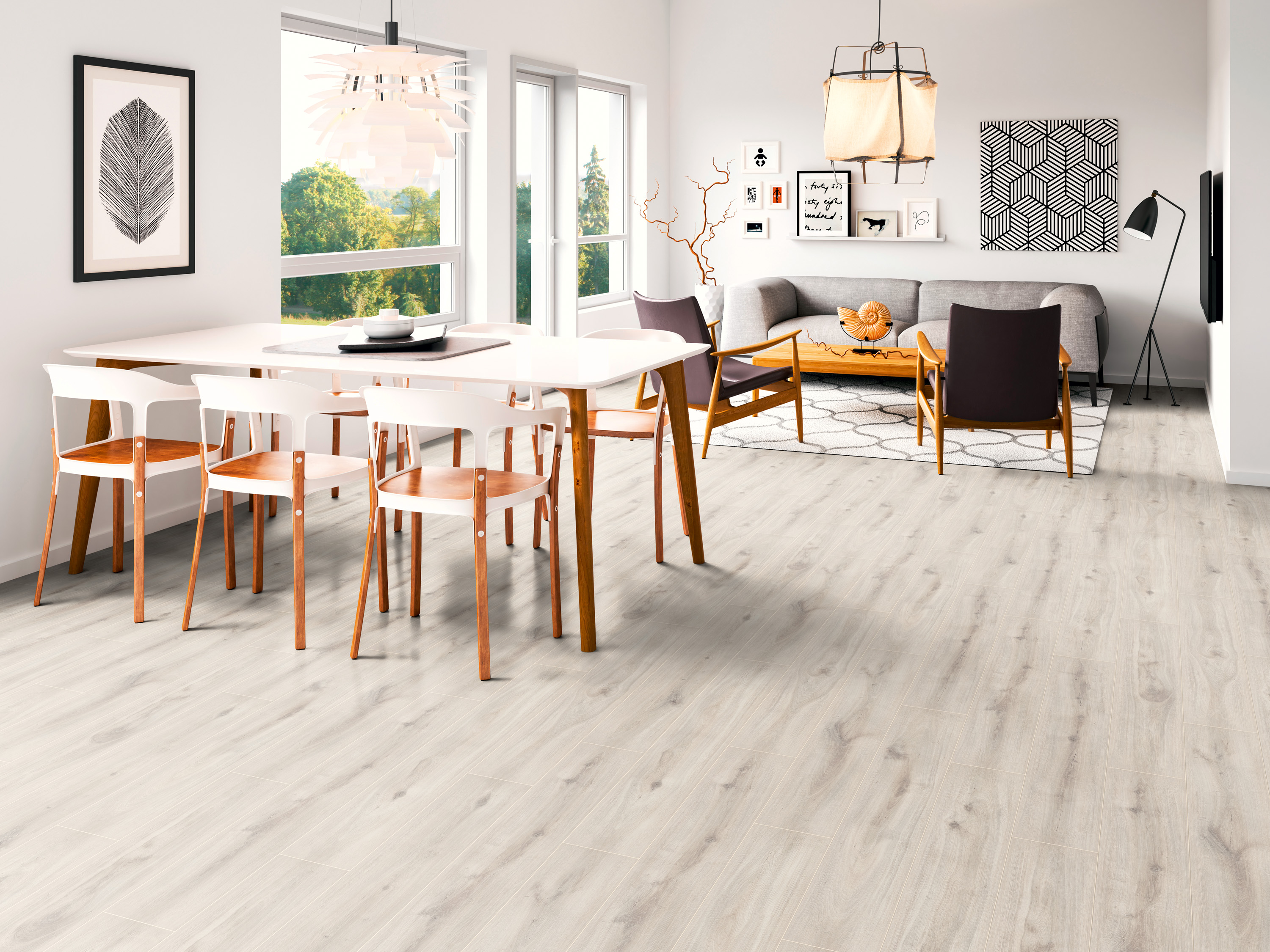 Klick-Designboden Misty Plains Oak K231 Organic Classic 8 mm, mit O.R.C.A Technologie Klick-Designboden Misty Plains Oak K231 Organic Classic 8 mm, mit O.R.C.A Technologie