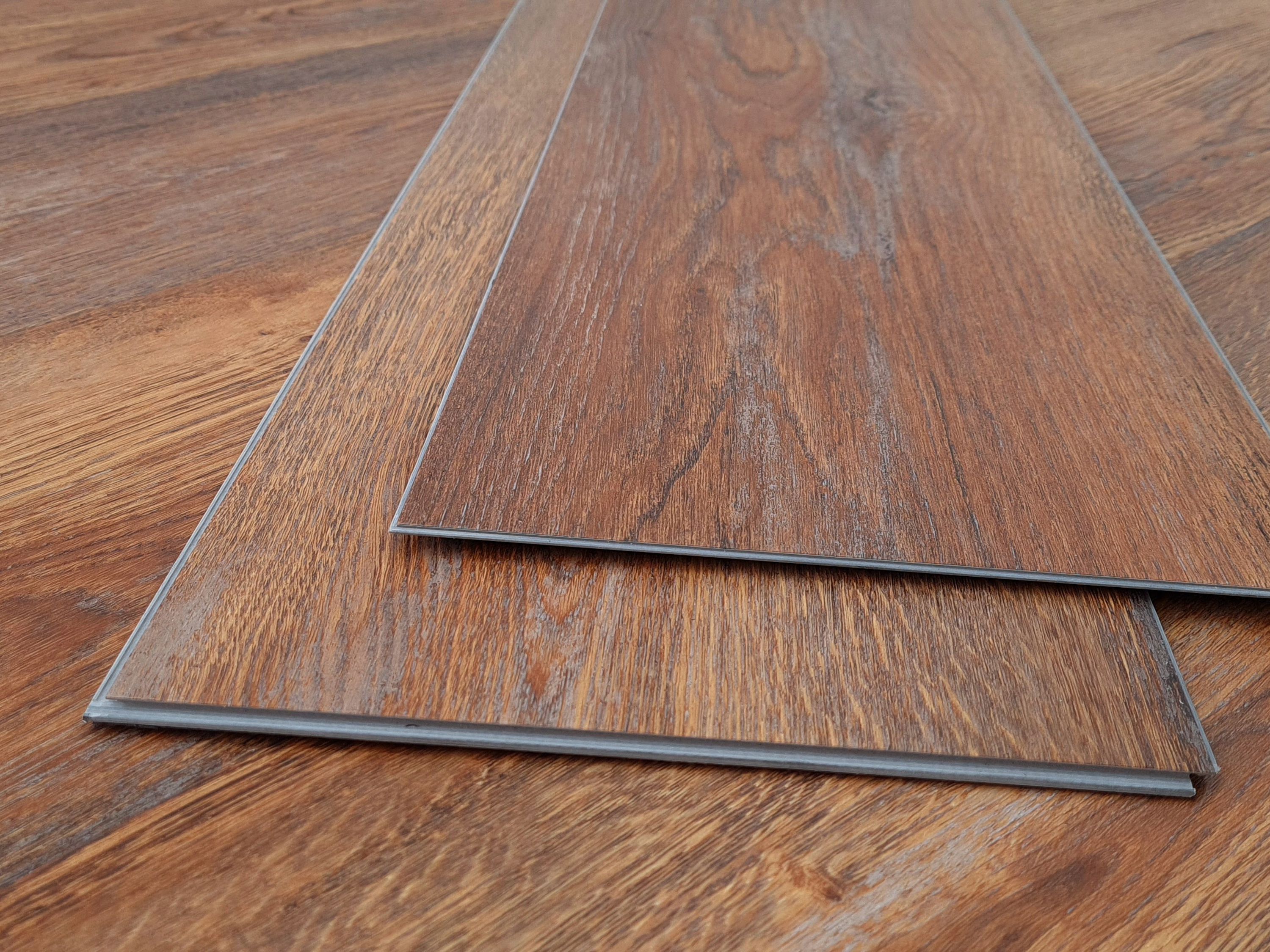 TRECOR® Klick Vinylboden RIGID 5.0+, Exclusiv Eiche Coffee Landhausdiele XL-Diele TRECOR® Klick Vinylboden RIGID 5.0+, Exclusiv Eiche Coffee Landhausdiele XL-Diele