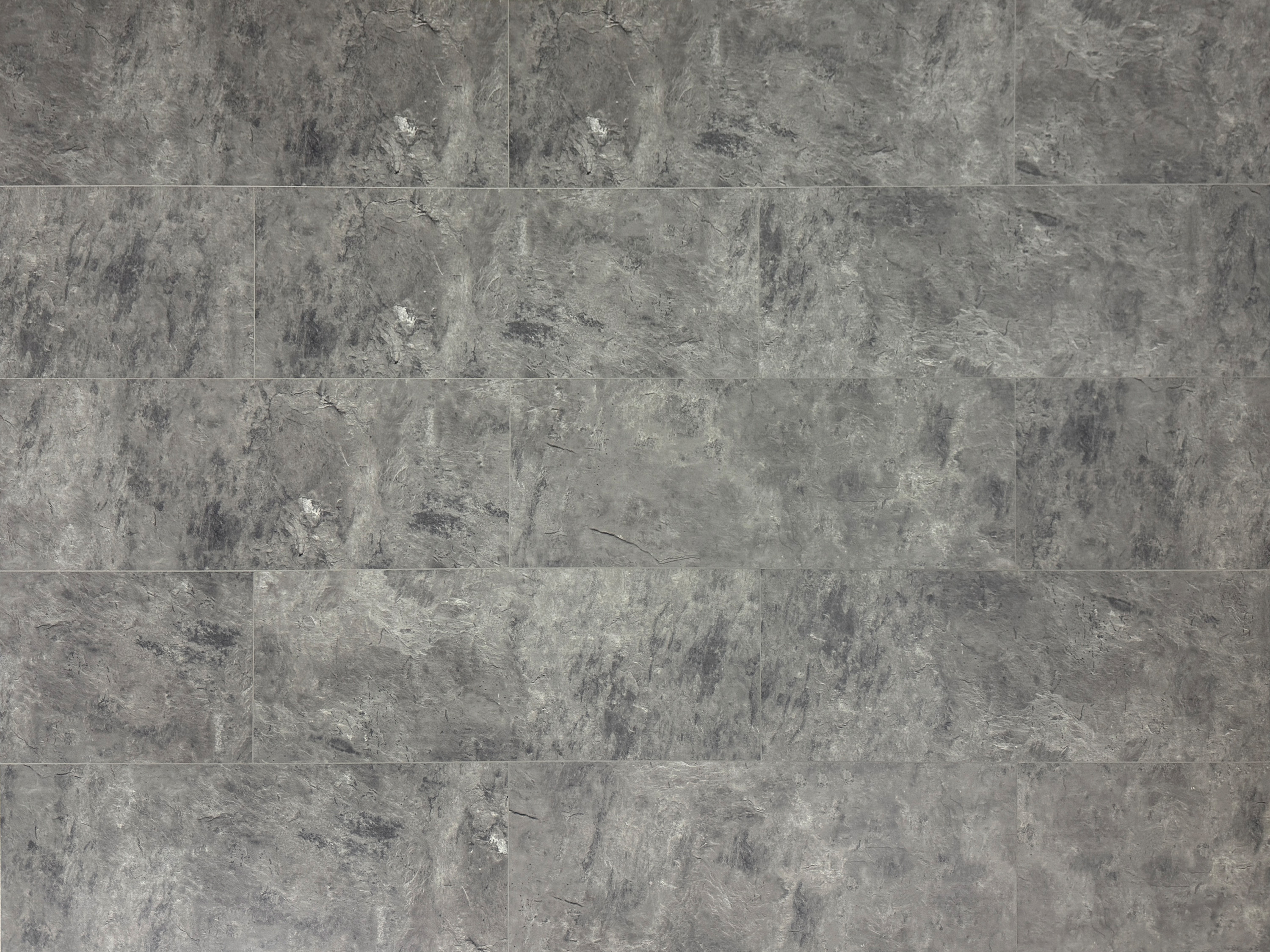 Klick Vinylboden Loft Grey Fliesendekor SPC Klickvinyl 5 mm stark mit Trittschalldämmung - farbige V4 Fuge