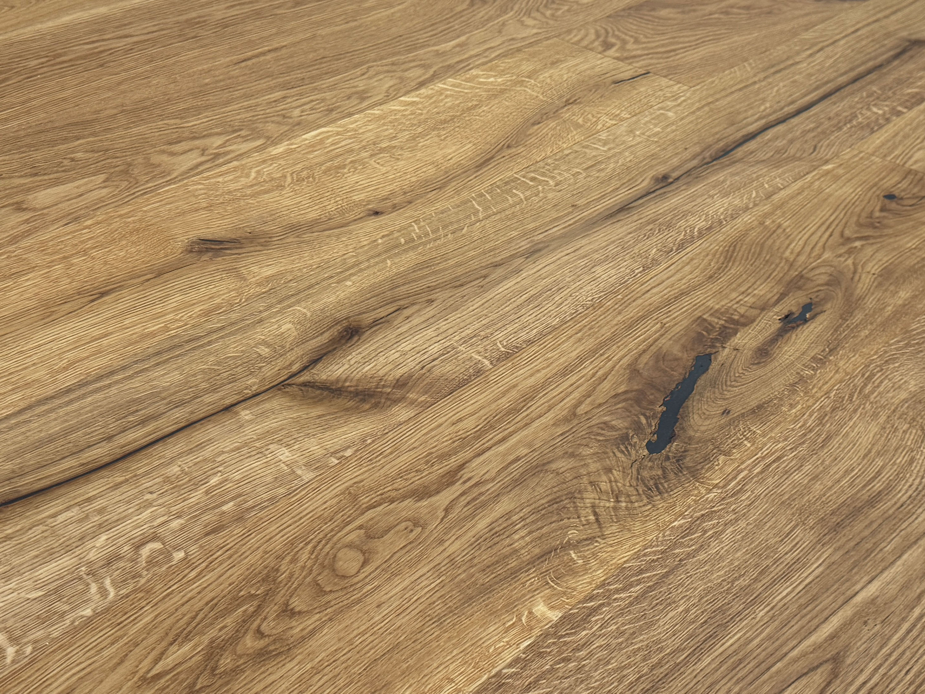 Parkettboden Eiche Country Klick Parkett Landhausdiele 3 Schicht 190 mm Breit Rubio R101, gebürstet, gefast & Endgeölt Parkettboden Eiche Country Klick Parkett Landhausdiele 3 Schicht 190 mm Breit Rubio R101, gebürstet, gefast & Endgeölt