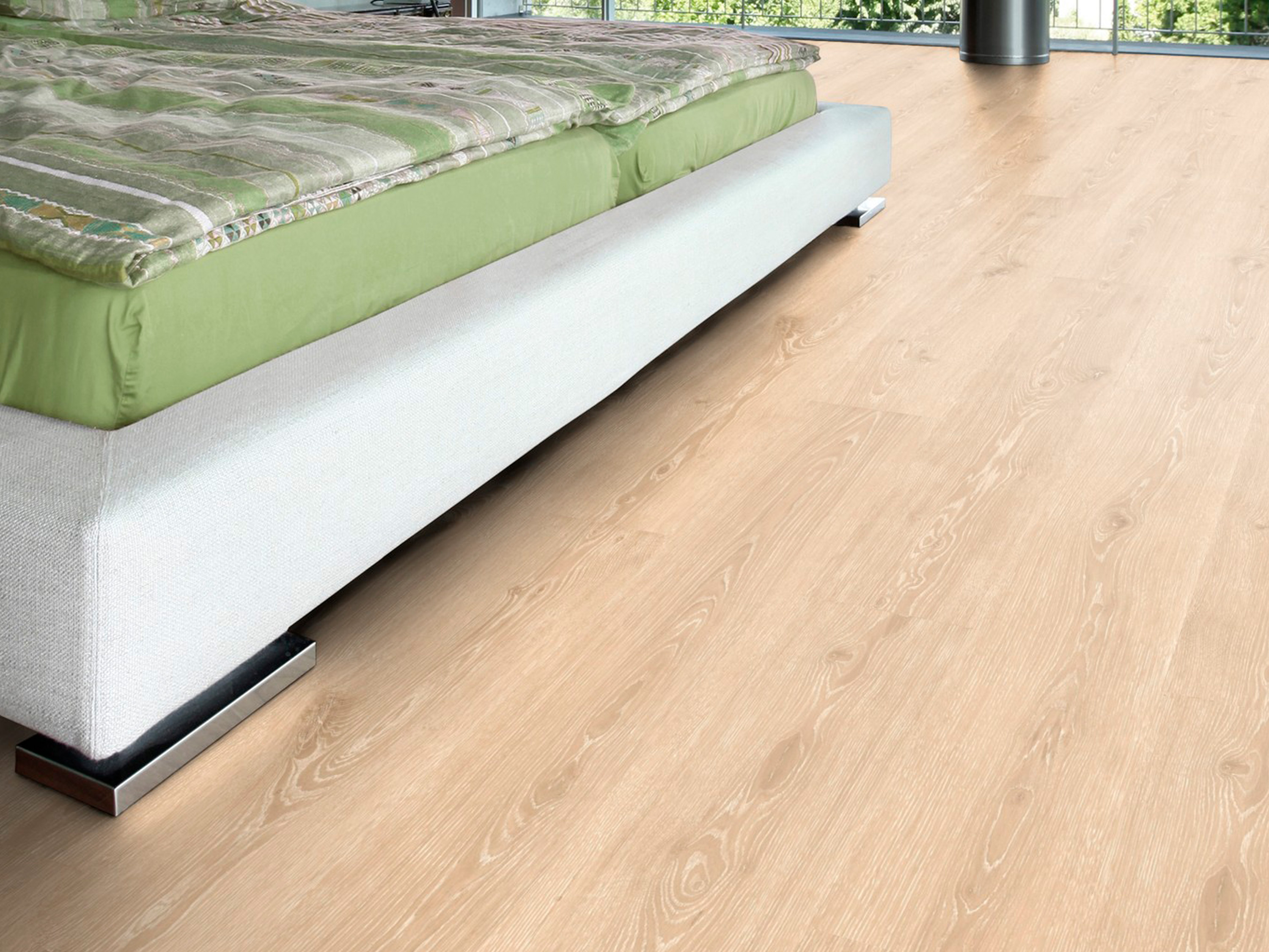 Kork Designboden Wood Basic - Paris Oak, digitalbedrucktes Korkfurnier