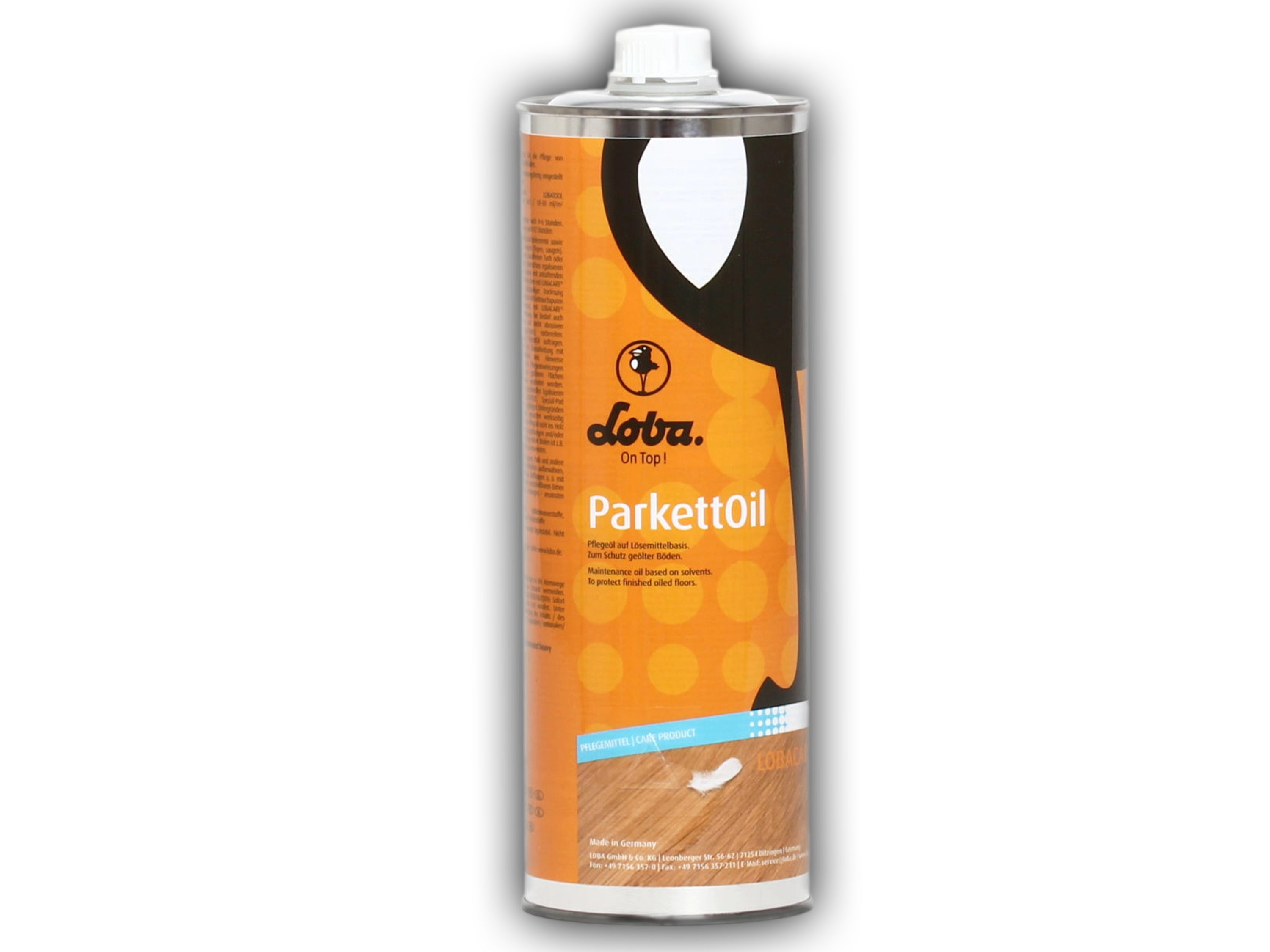 LOBA® ParkettOil Bodenpflege für geölte Kork- und Parkettböden LOBA® ParkettOil Bodenpflege für geölte Kork- und Parkettböden
