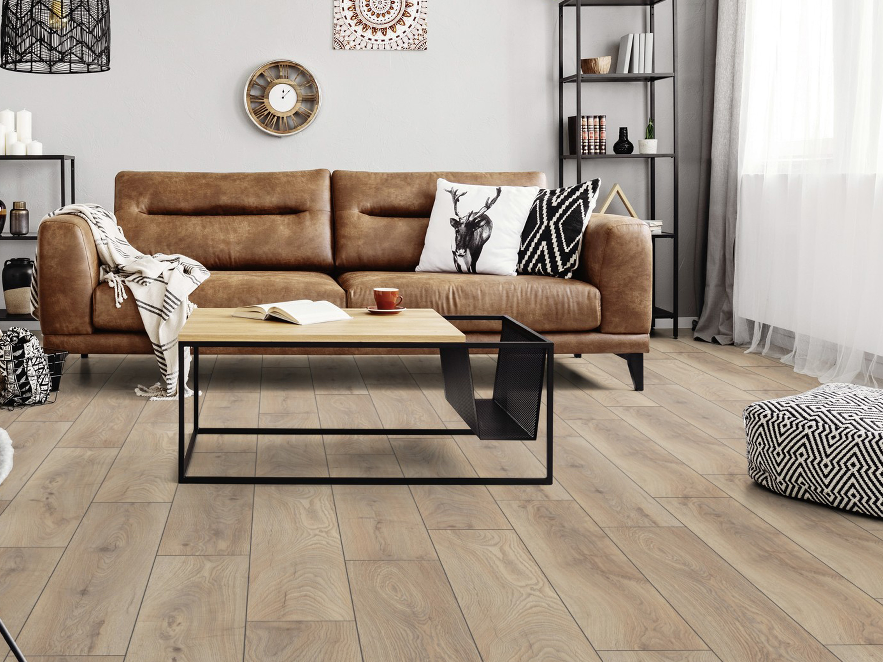Klick Designboden Ashland Oak K452 Organic Clever Silent 7 mm mit integr. Trittschalldämmung + ORCA Technologie Klick Designboden Ashland Oak K452 Organic Clever Silent 7 mm mit integr. Trittschalldämmung + ORCA Technologie