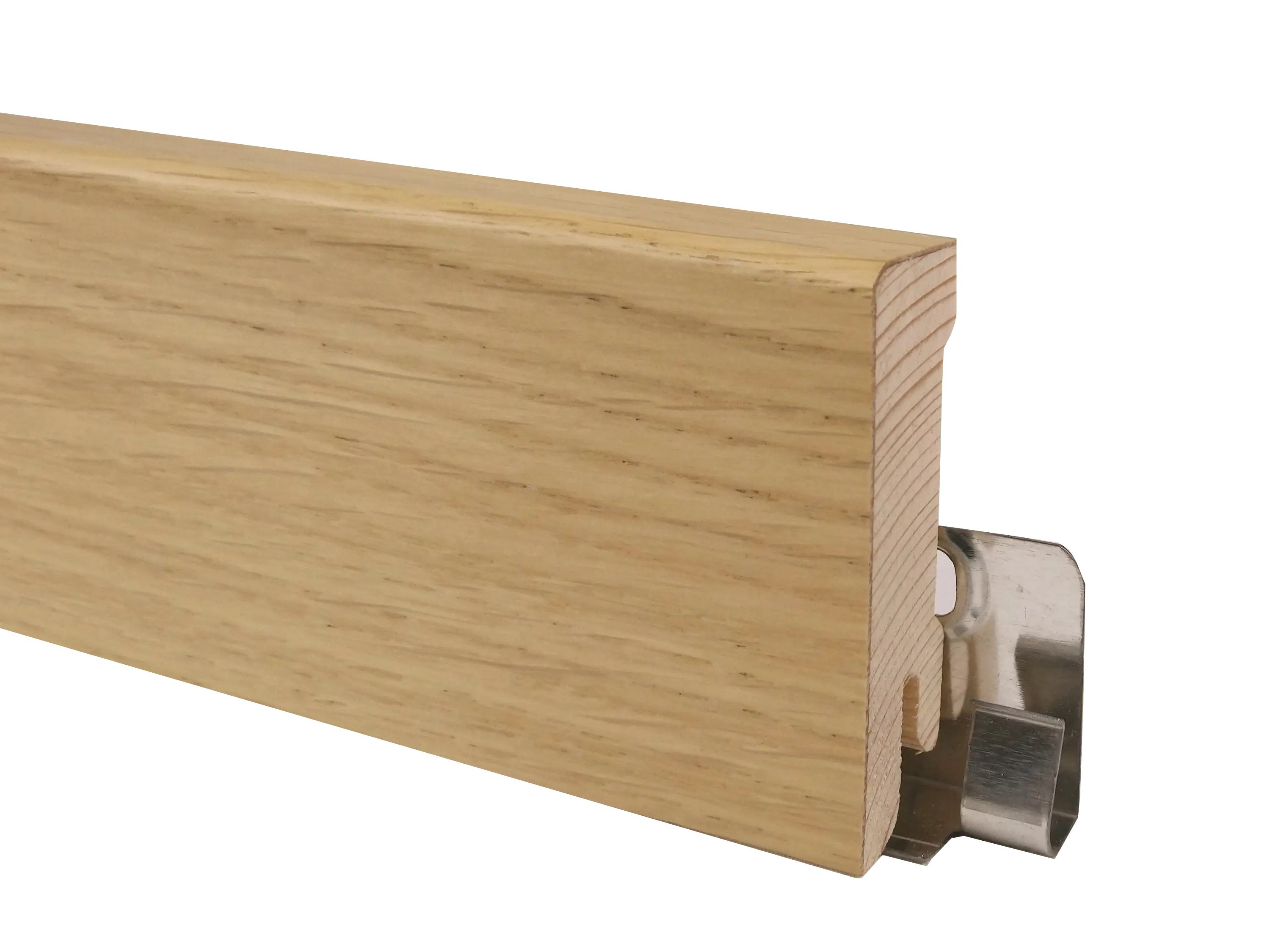 Eiche Parkettleiste, Holz Sockelleiste, furniert, Format: 16 x 58 mm, lackiert / geölt / roh Eiche Parkettleiste, Holz Sockelleiste, furniert, Format: 16 x 58 mm, lackiert / geölt / roh