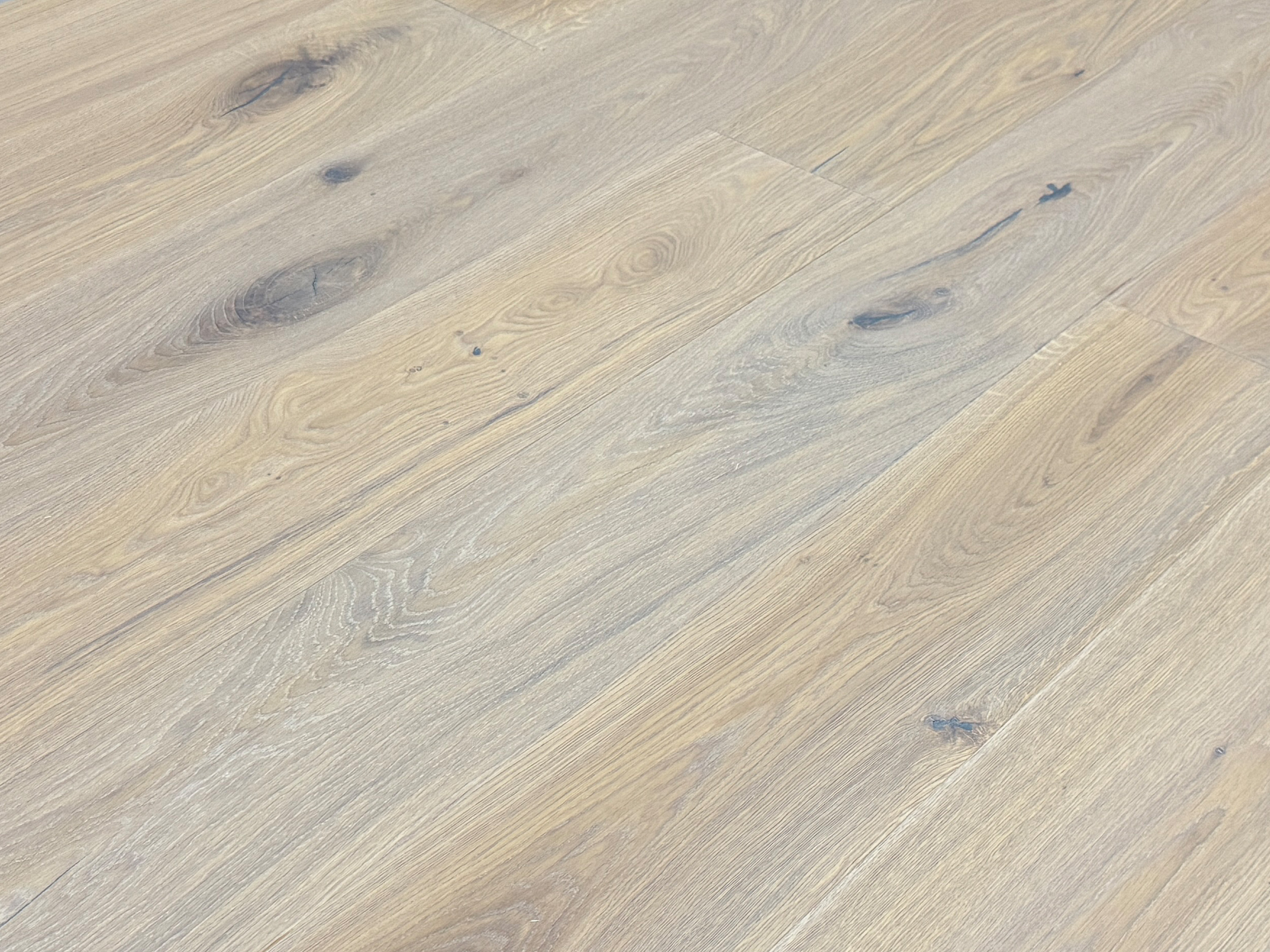 Parkettboden 3-Schicht Landhausdiele Eiche Rustikal Parkett gebürstet RUBIO R330 Vanilla endgeölt