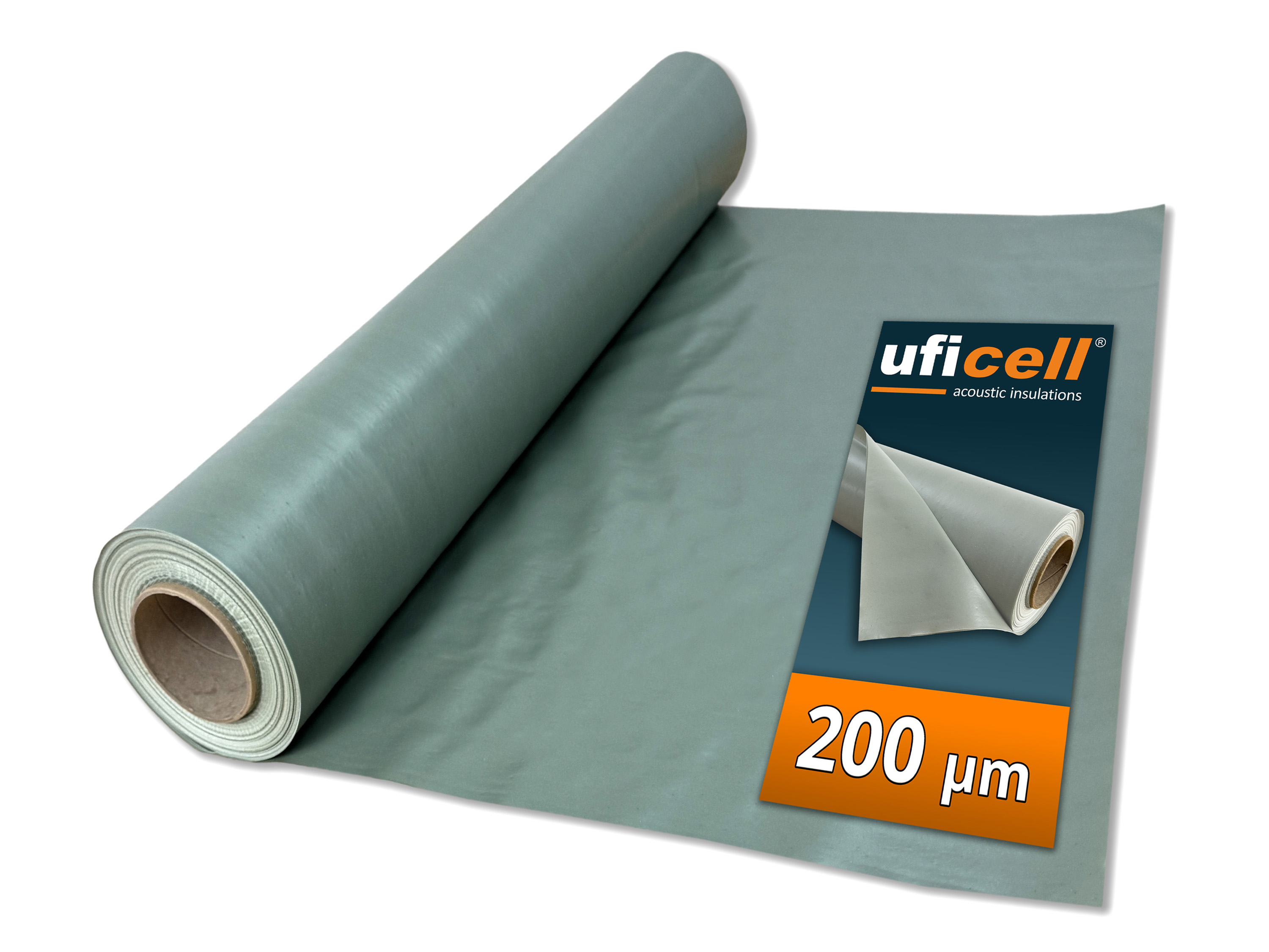 uficell® PE-Baufolie, Abdeckfolie, Estrichfolie - transluzent 200my 25 m² - 12,5 lfm x 200 cm