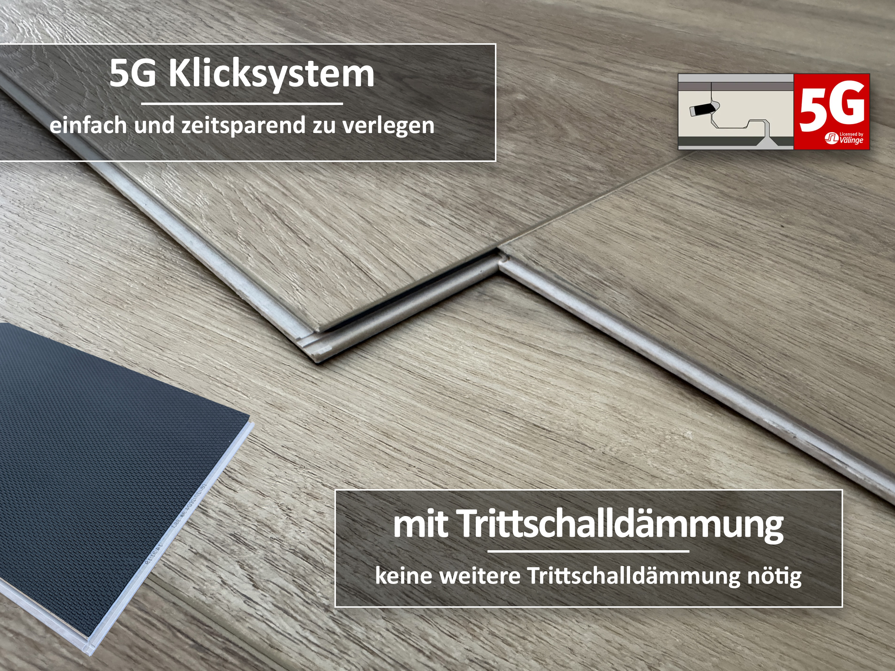 TRECOR® SPC / RIGID 5G Klick Vinylboden Eiche Rustique Natur - 6 mm V4 inkl. 1 mm Trittschalldämmung TRECOR® SPC / RIGID 5G Klick Vinylboden Eiche Rustique Natur - 6 mm V4 inkl. 1 mm Trittschalldämmung