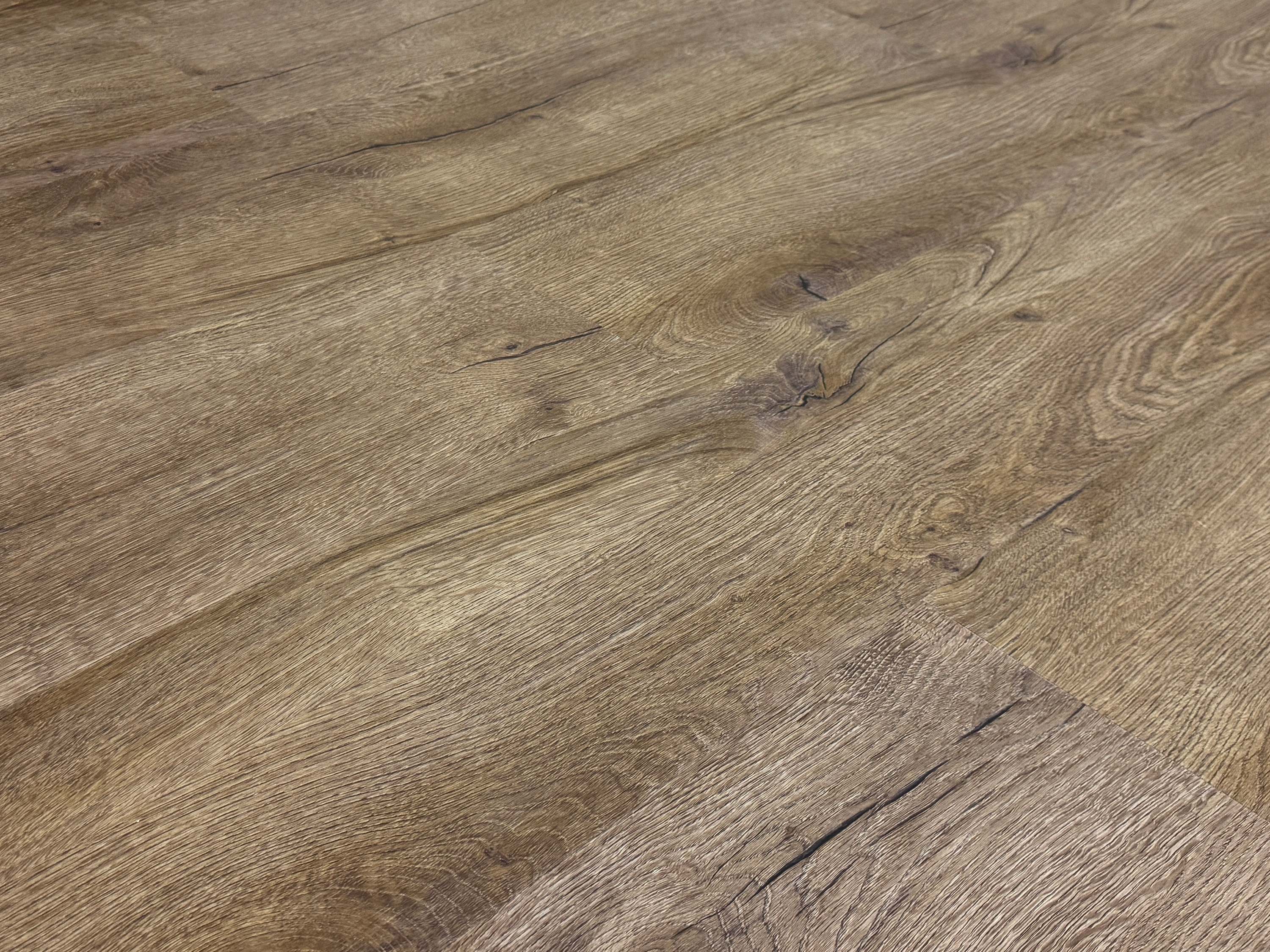 TRECOR® SPC / RIGID Klick Vinylboden Prestige Eiche Dunkel Landhausdiele - 5 mm - mit Synchronoberfläche TRECOR® SPC / RIGID Klick Vinylboden Prestige Eiche Dunkel Landhausdiele - 5 mm - mit Synchronoberfläche