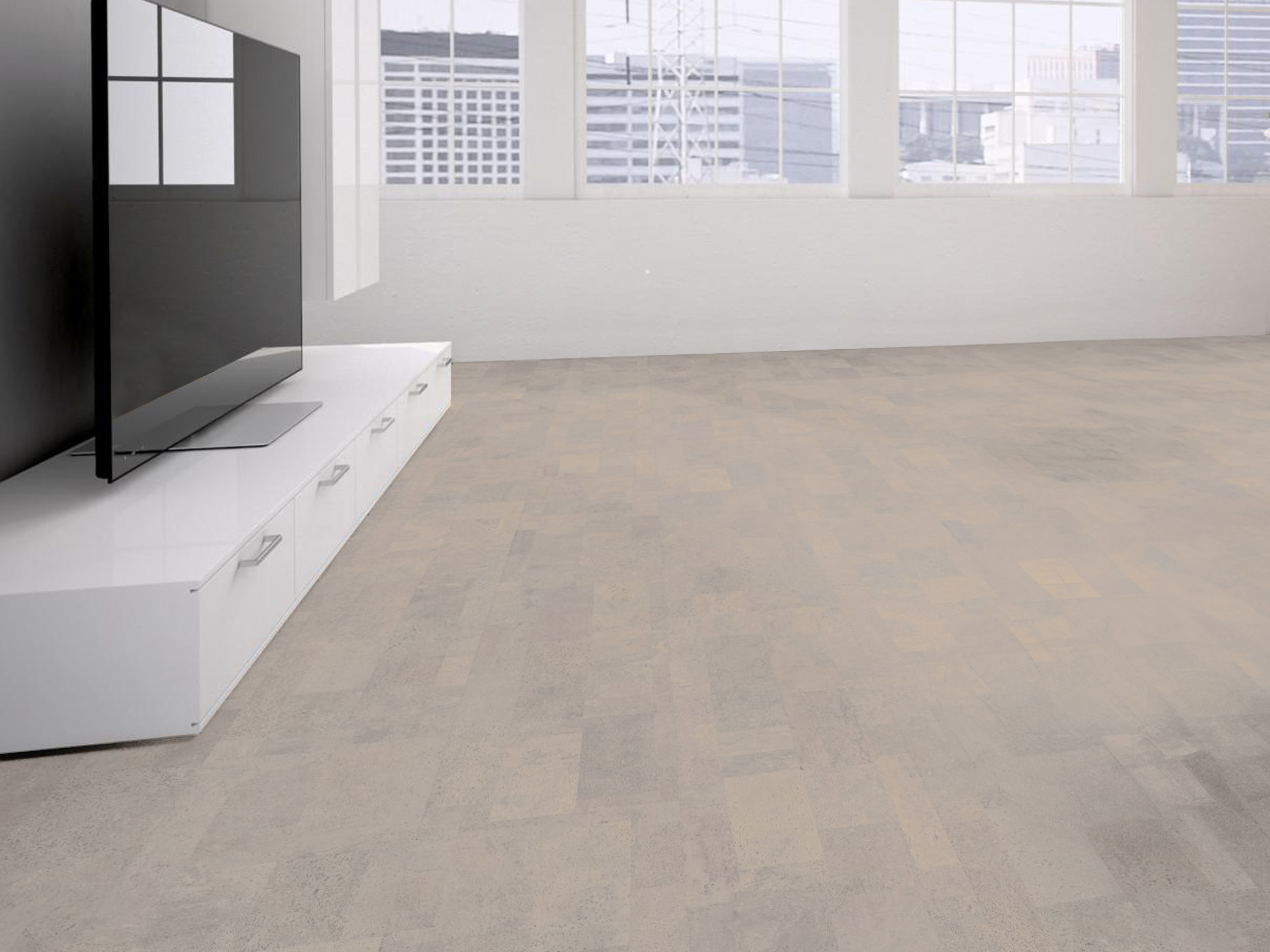 TRECOR® Klick Korkboden Merida - 10 mm Stark - Farbe: Perlweiß TRECOR® Klick Korkboden Merida - 10 mm Stark - Farbe: Perlweiß