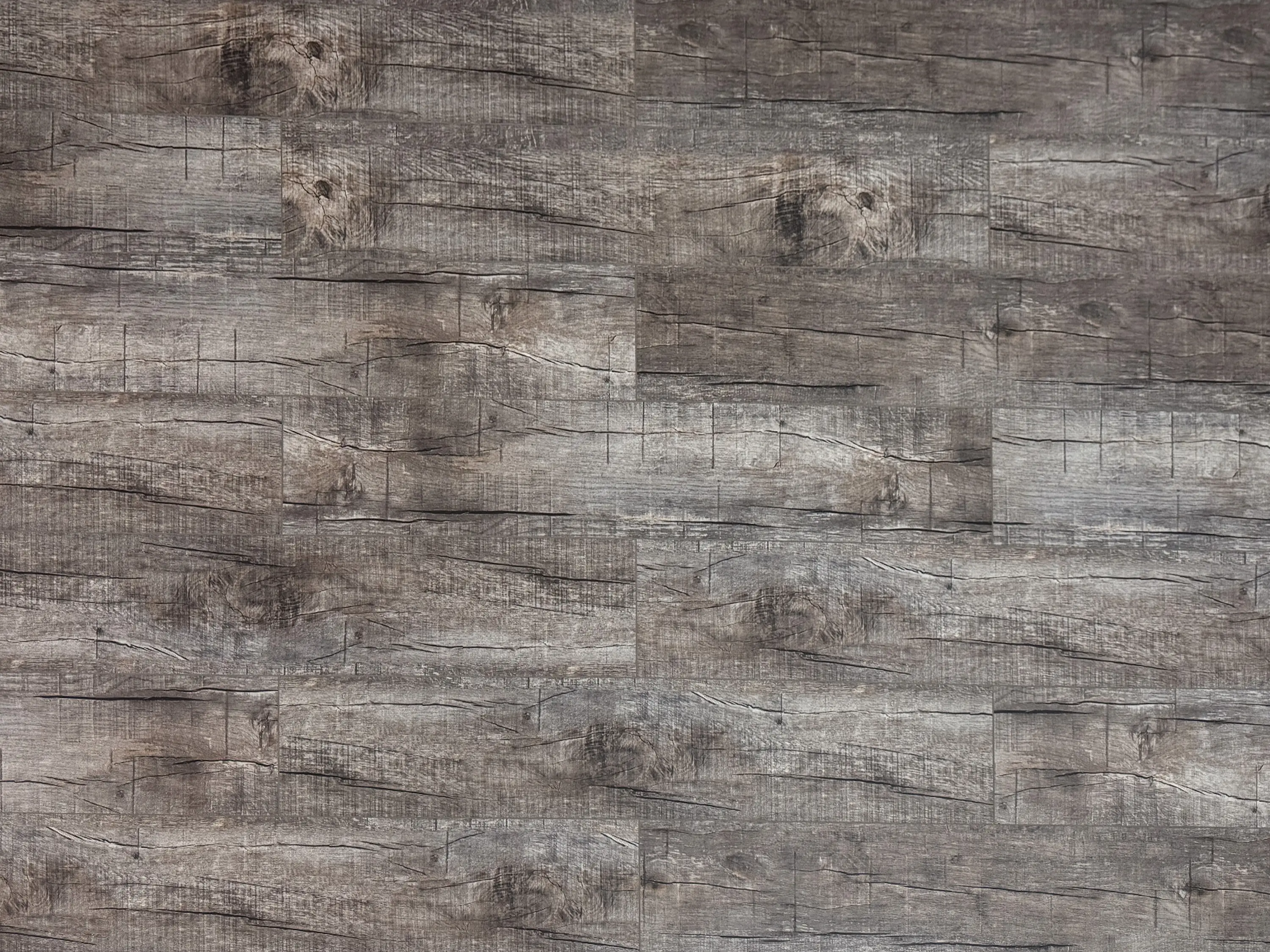 TRECOR® Klick Vinylboden Eiche Old Rustik Dark Landhausdiele 6,0 mm stark integrierte Trittschallunterlage