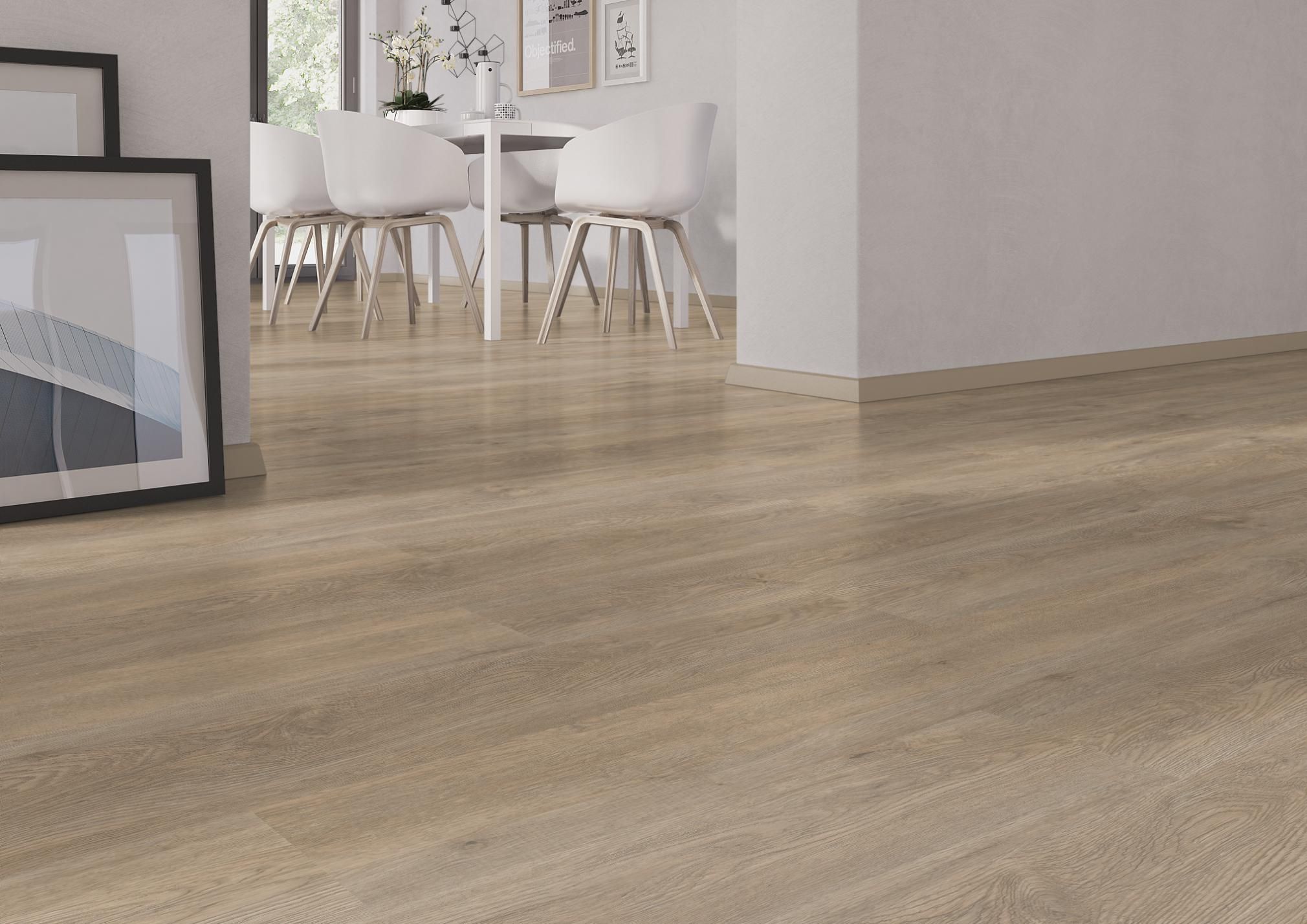 TRECOR® LVT Dryback Klebe Vinylboden Trend Oak Nature Landhausdiele - 2 mm starker Designboden TRECOR® LVT Dryback Klebe Vinylboden Trend Oak Nature Landhausdiele - 2 mm starker Designboden