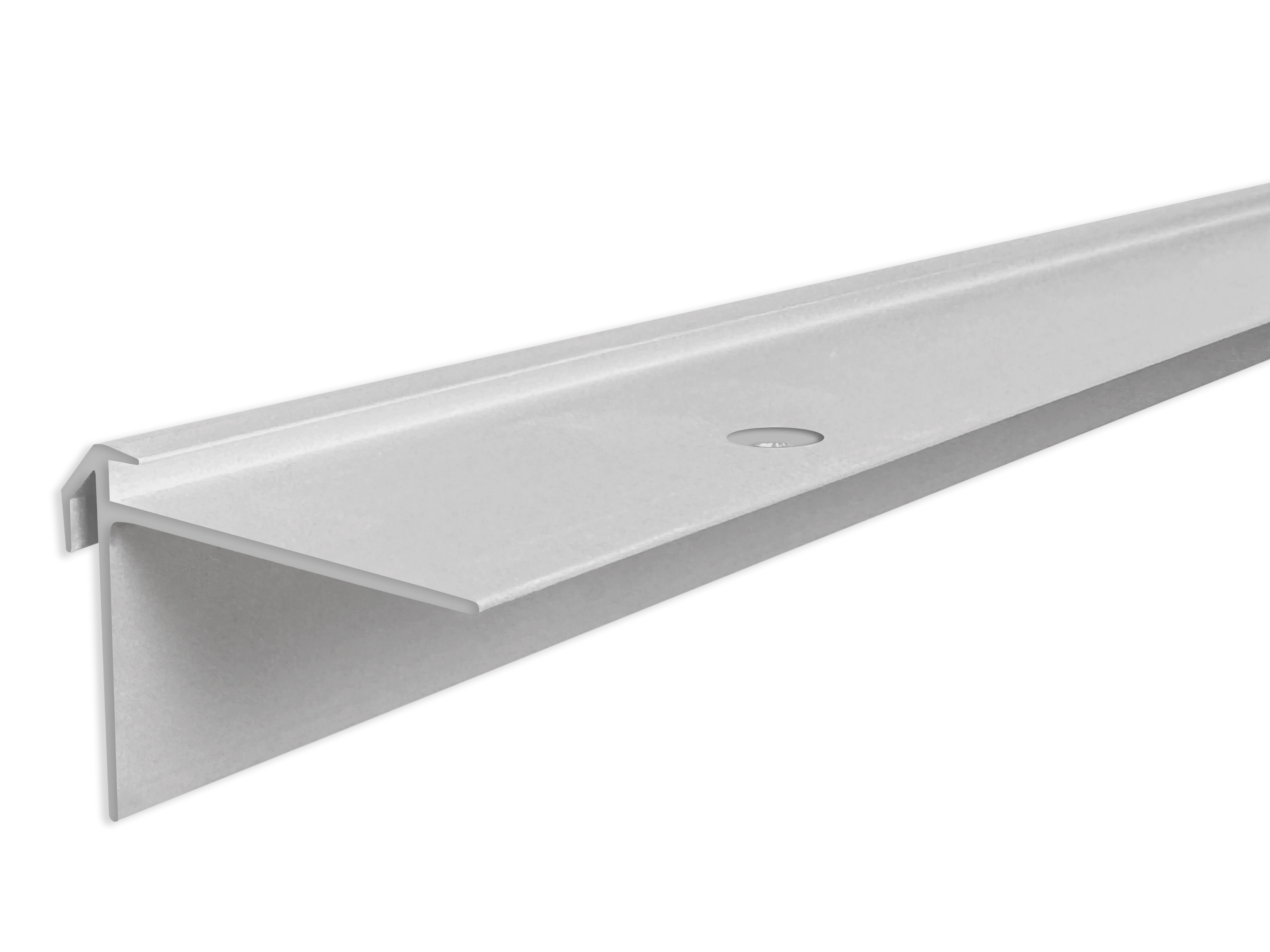 ufitec® Treppenkantenprofil beidseitig für Vinylböden für Belagshöhen von 3 mm - Alu eloxiert