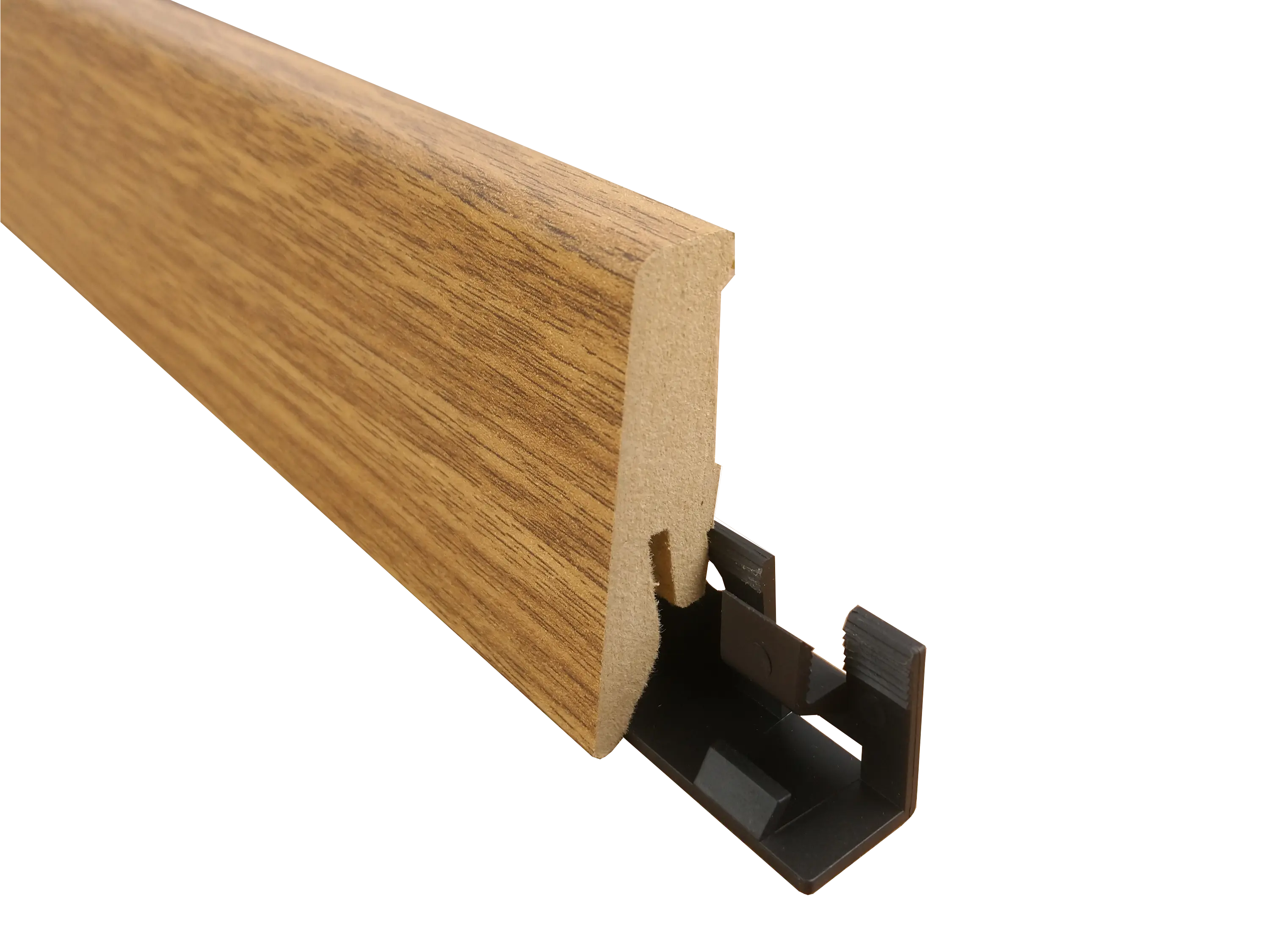 TRECOR® Laminatboden Sockelleiste - Trend Oak Dark Nr. 281 - MDF gerade Form TRECOR® Laminatboden Sockelleiste - Trend Oak Dark Nr. 281 - MDF gerade Form