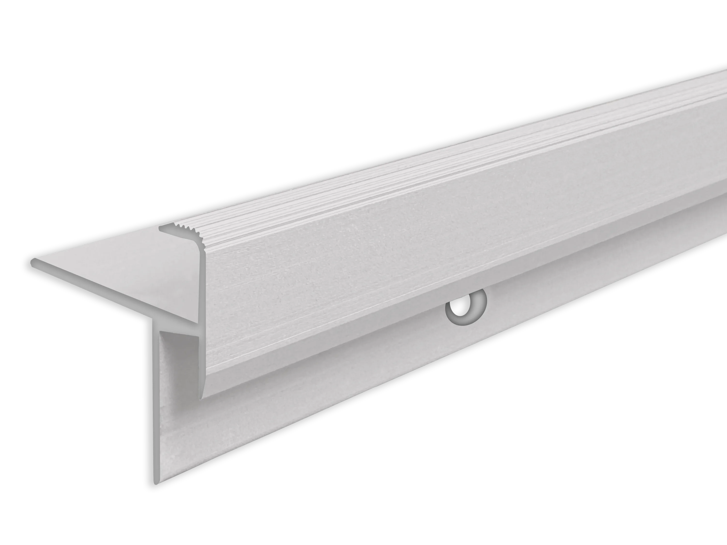 ufitec® Treppenkantenprofil beidseitig für Laminat u. Parkett - Belagshöhen von 8,5 mm Alu eloxiert