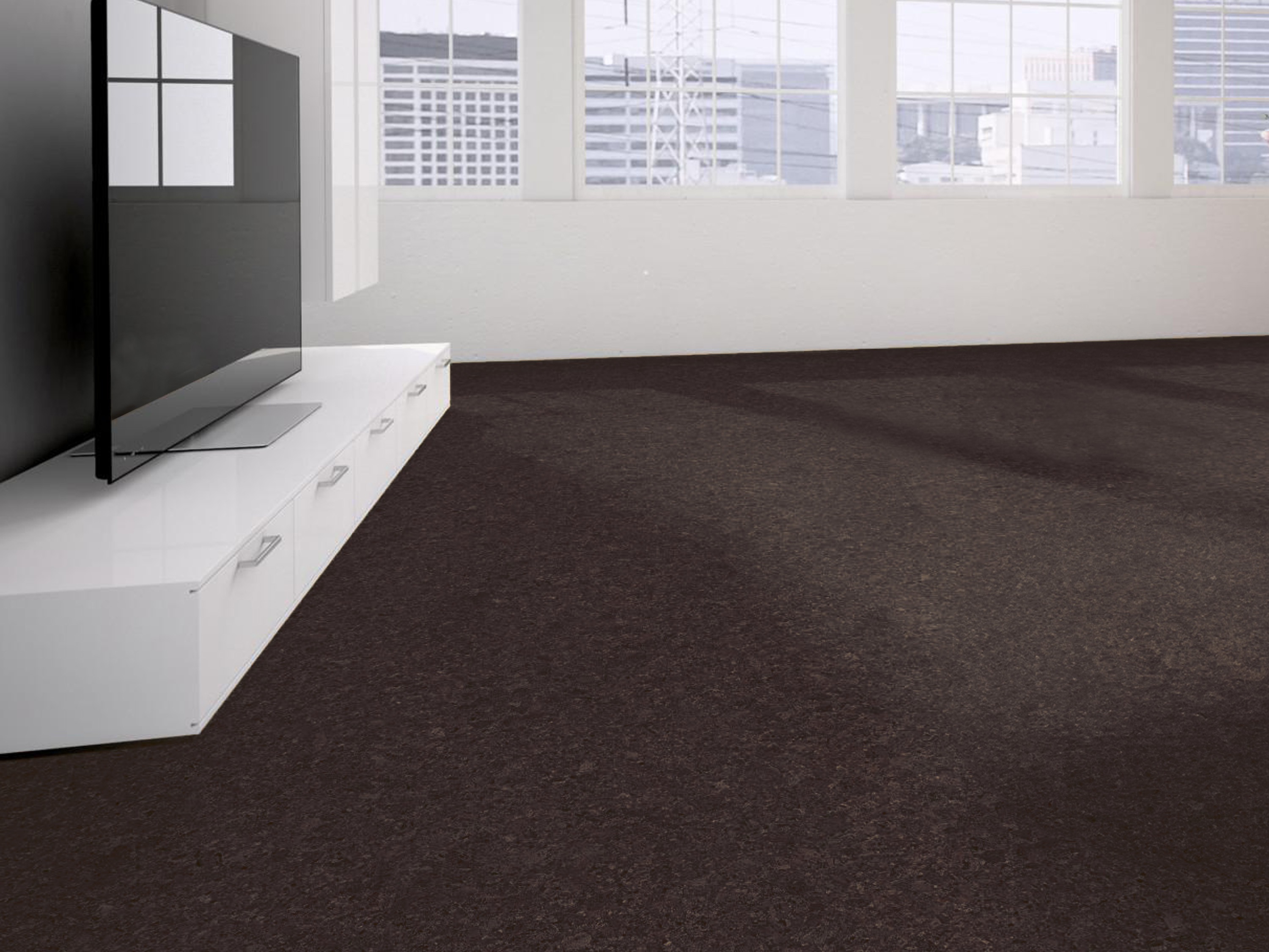 TRECOR® Klick Korkboden FORTI - 10 mm Stark - Farbe: Dunkelbraun TRECOR® Klick Korkboden FORTI - 10 mm Stark - Farbe: Dunkelbraun