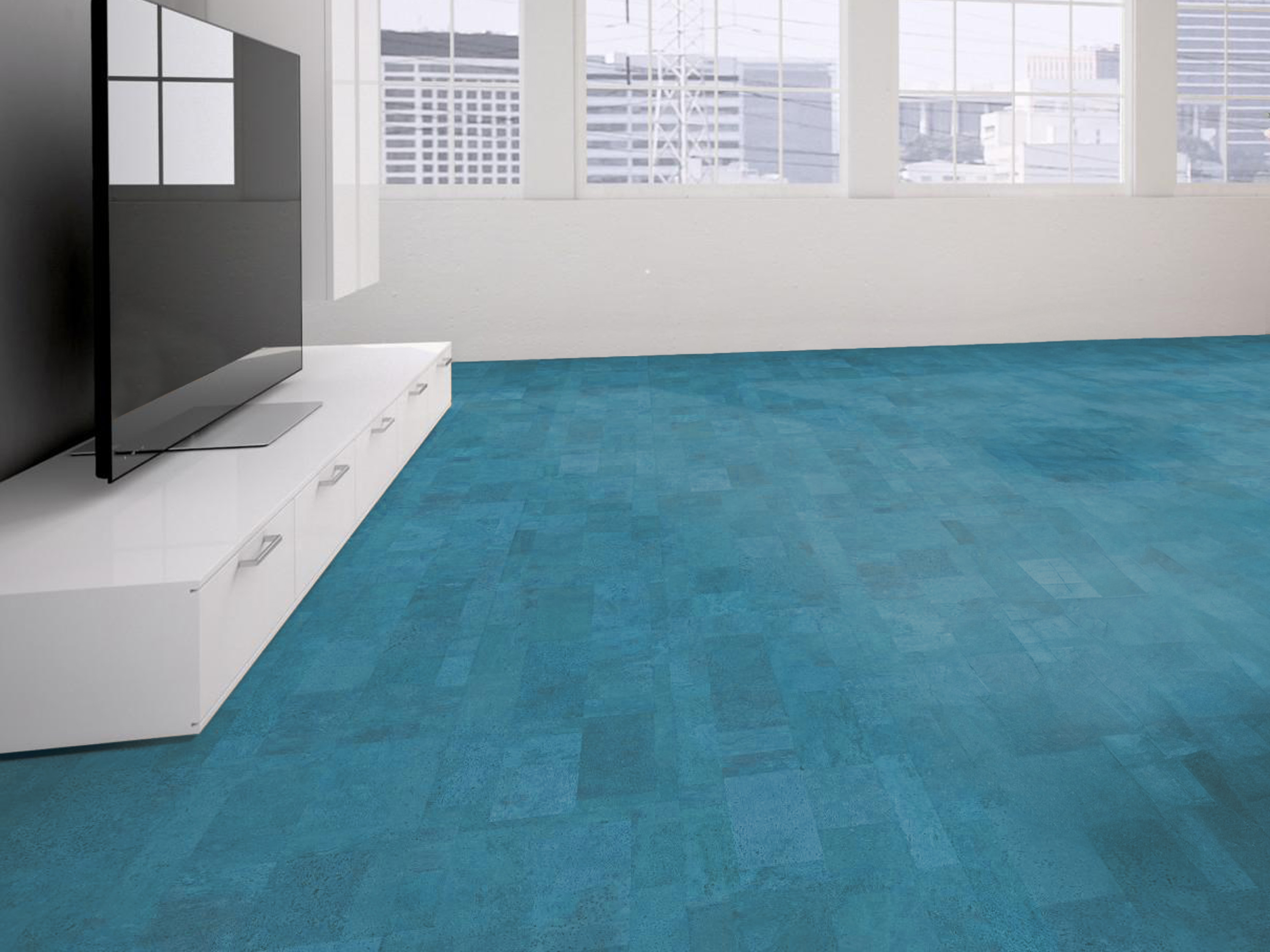 TRECOR® Klick Korkboden Merida - 10 mm Stark - Farbe: Himmelblau TRECOR® Klick Korkboden Merida - 10 mm Stark - Farbe: Himmelblau