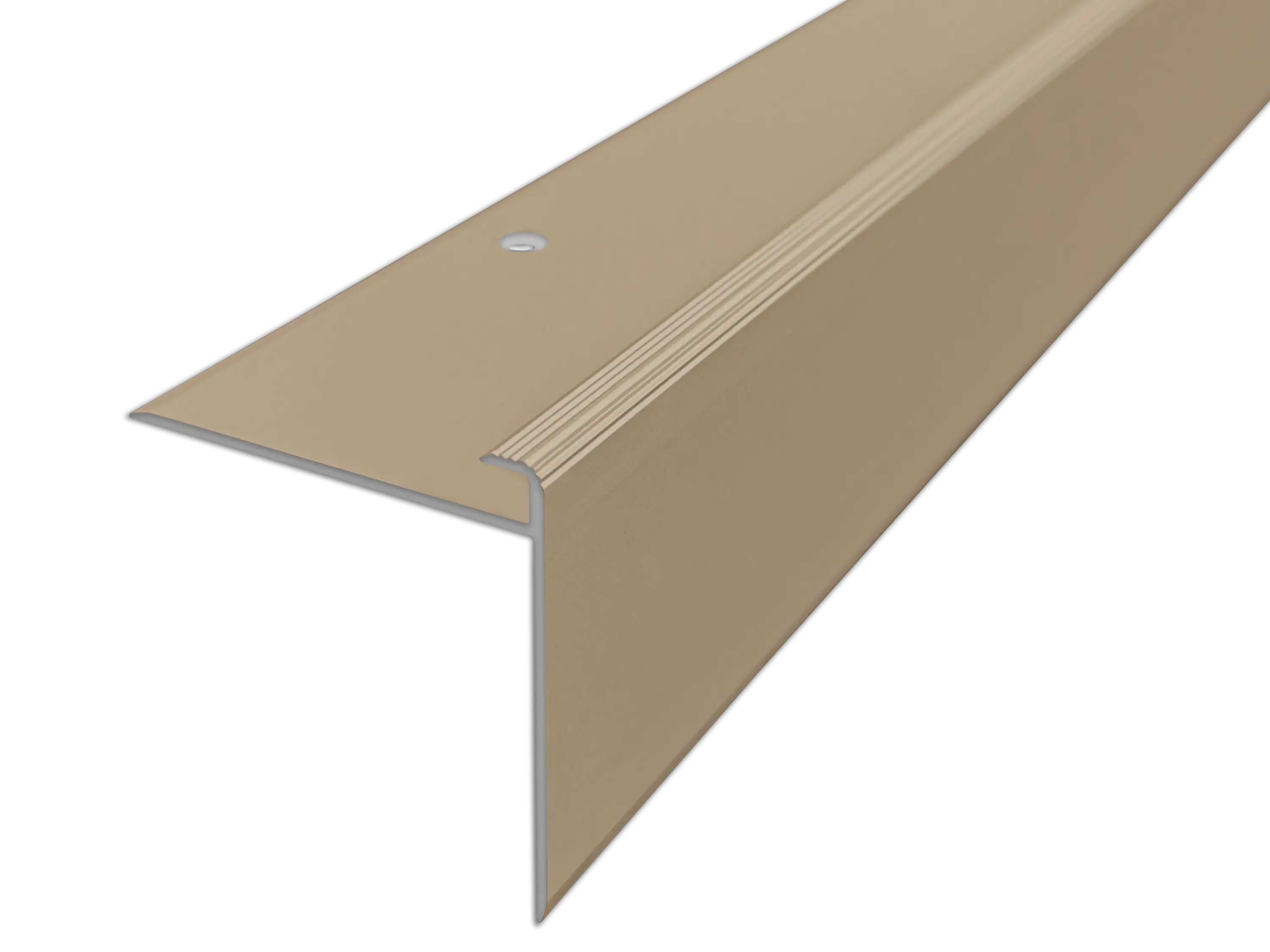 ufitec® Einschubprofil für Belagshöhe bis 5 mm | 44 mm Nase Treppen-/Stufen Abschlussprofil ufitec® Einschubprofil für Belagshöhe bis 5 mm | 44 mm Nase Treppen-/Stufen Abschlussprofil
