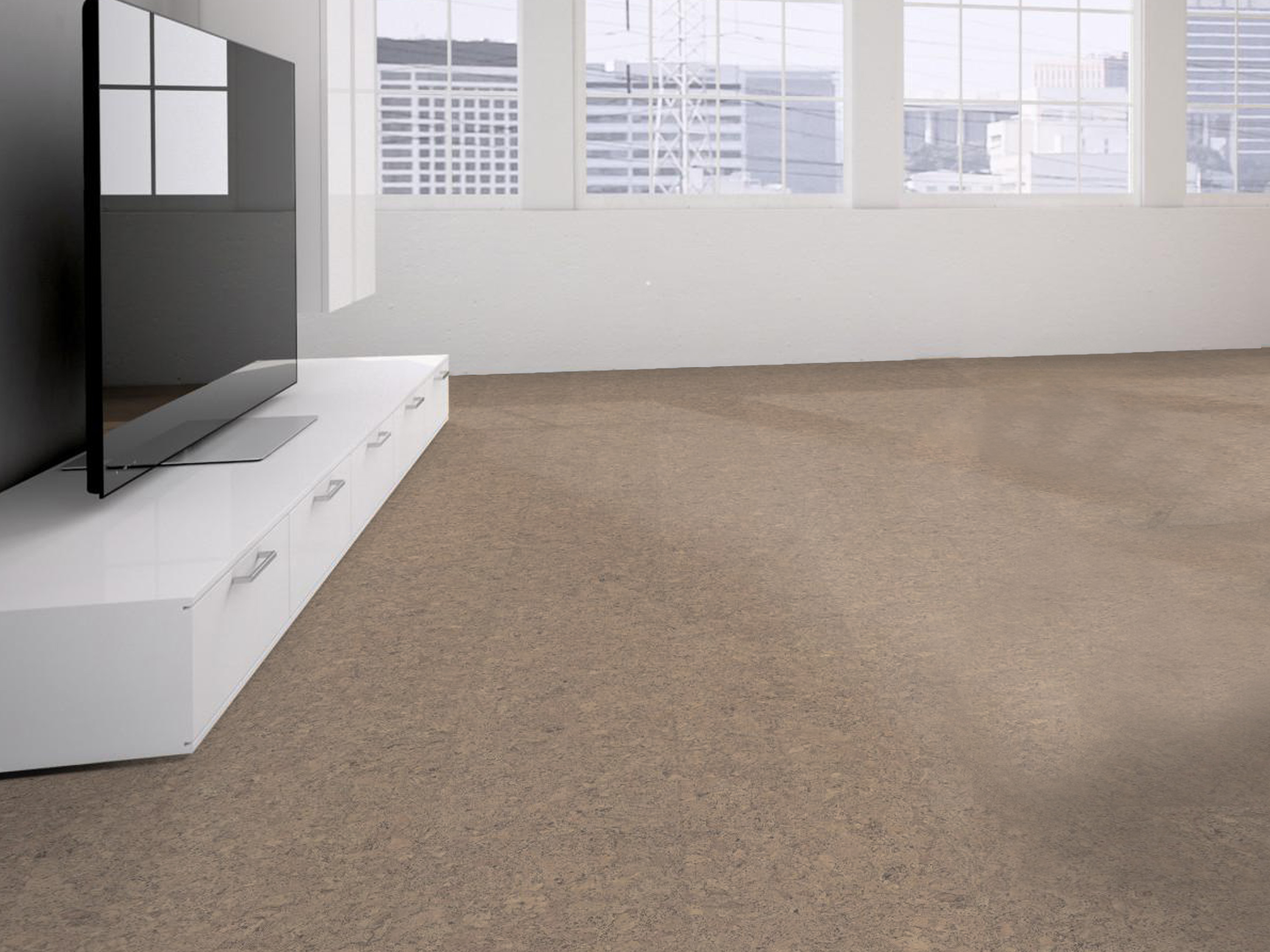 TRECOR® Klick Korkboden Evora - 10 mm Stark - Farbe: Opal TRECOR® Klick Korkboden Evora - 10 mm Stark - Farbe: Opal
