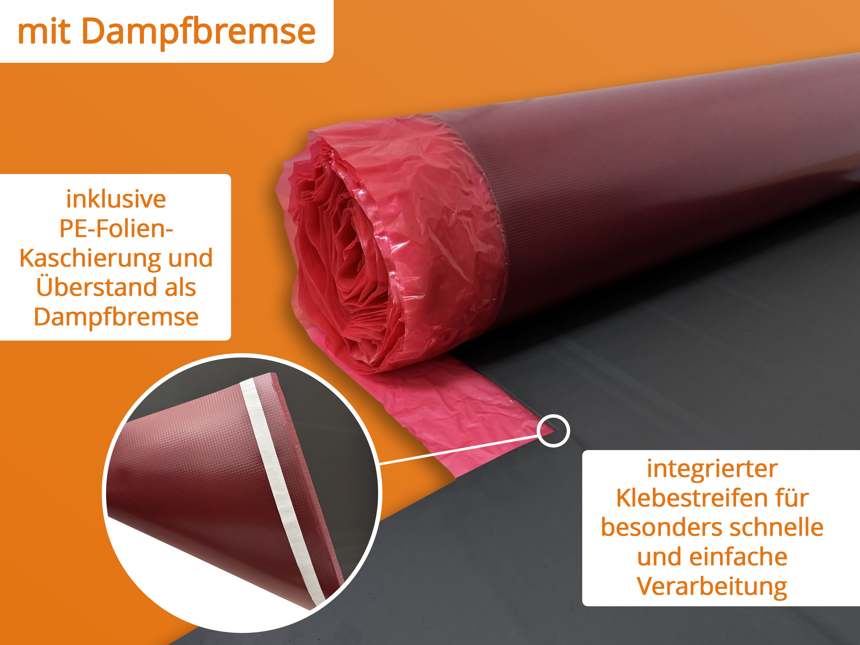 uficell® Multisound Aquastopp Akustik Trittschalldämmung mit Dampfbremse 80 mµ uficell® Multisound Aquastopp Akustik Trittschalldämmung mit Dampfbremse 80 mµ