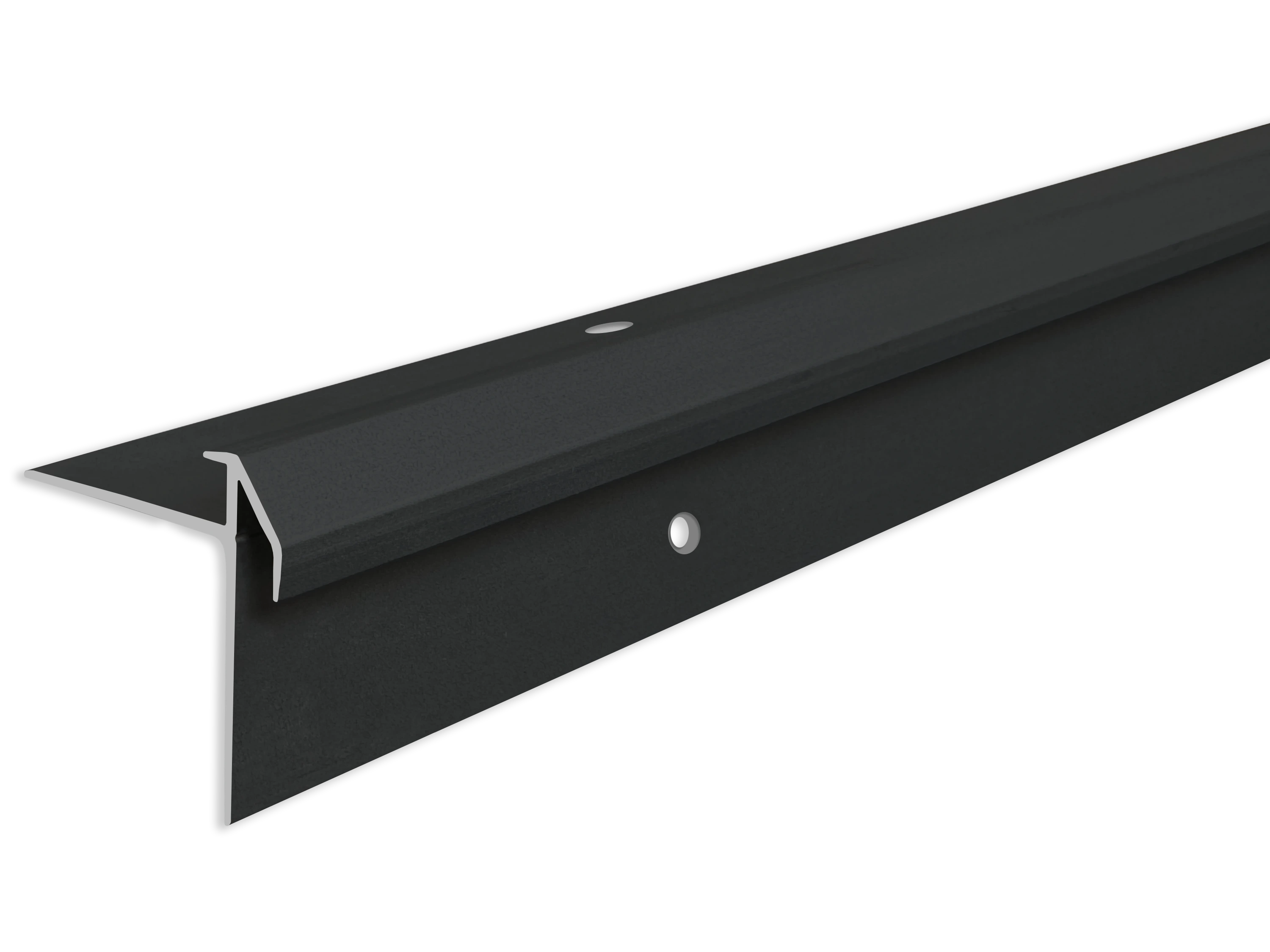 ufitec® Treppenkantenprofil beidseitig für Vinylböden für Belagshöhen von 5 mm - Alu eloxiert